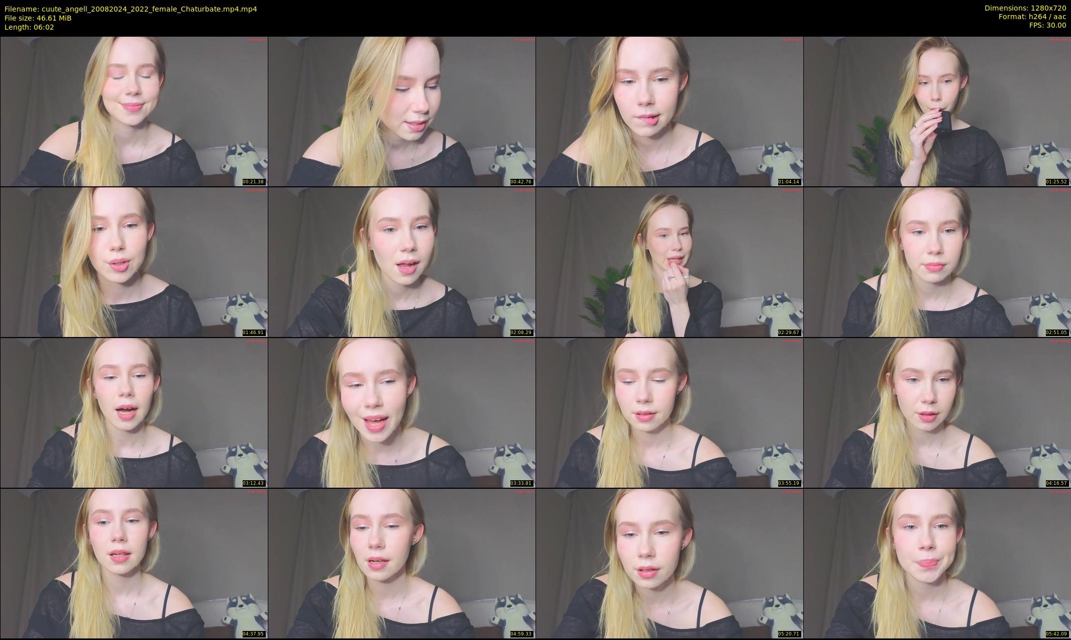 cuute_angell — 7 minute Chaturbate female cam show recording, 720p, Aug 20, 2024
