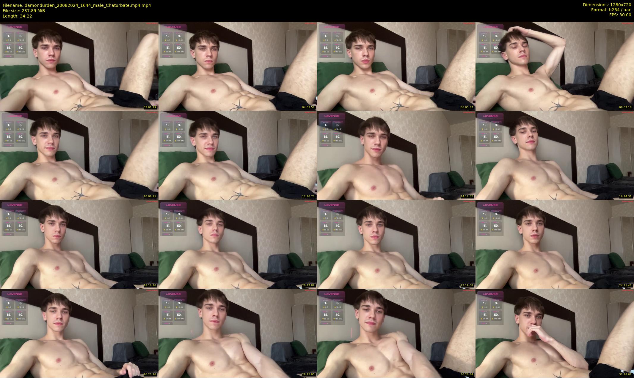 damondurden — 35 minute Chaturbate male cam show recording, 720p, Aug 20, 2024