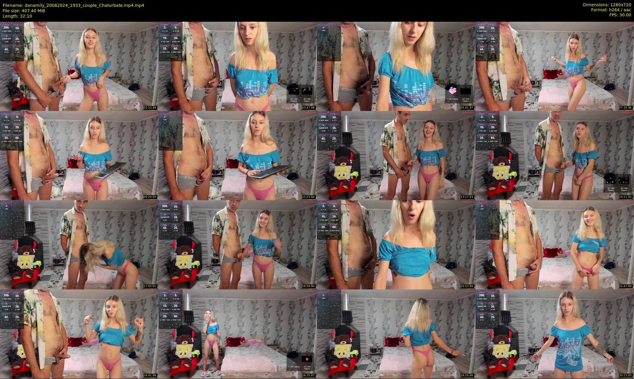 danamily — 33 minute Chaturbate female cam show recording, 720p, Aug 20, 2024