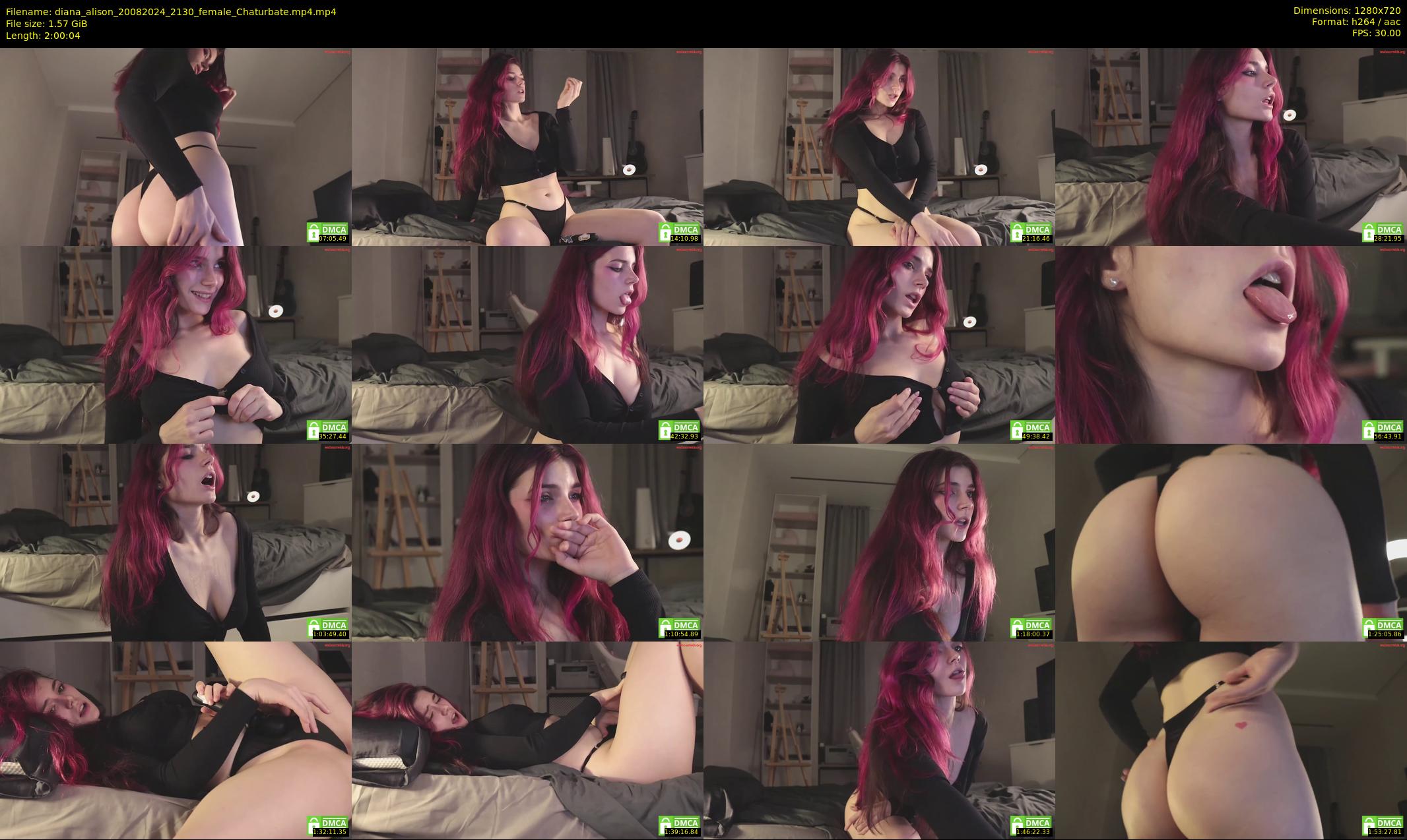 diana_alison — 121 minute Chaturbate female cam show recording, 720p, Aug 20, 2024
