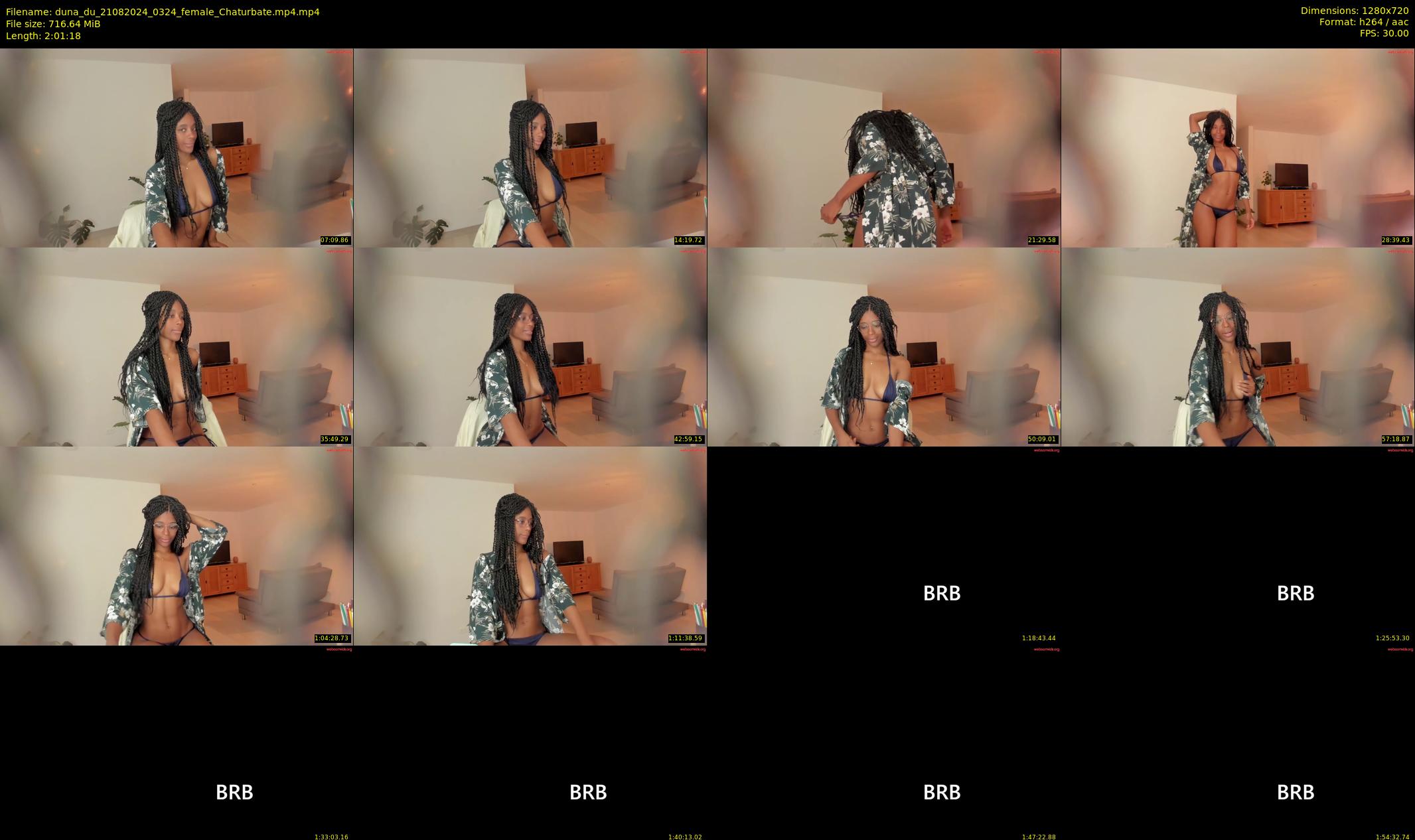 duna_du — 122 minute Chaturbate female cam show recording, 720p, Aug 21, 2024