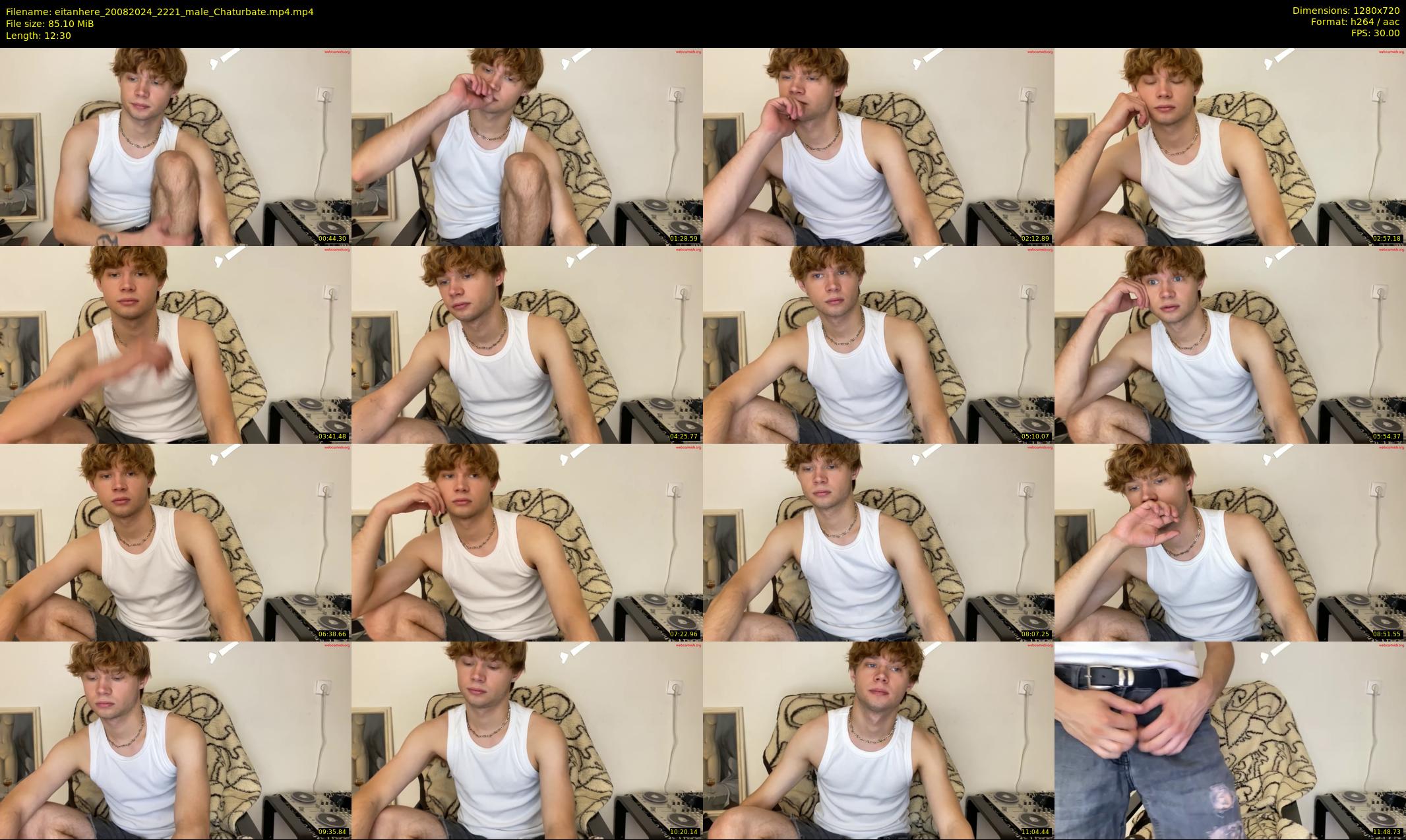 eitanhere — 13 minute Chaturbate male cam show recording, 720p, Aug 20, 2024