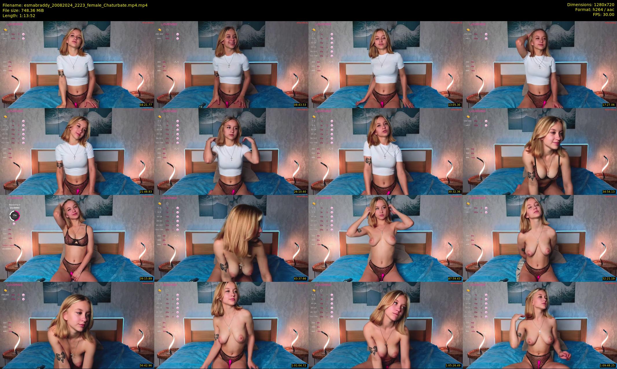 esmabraddy — 74 minute Chaturbate female cam show recording, 720p, Aug 20, 2024