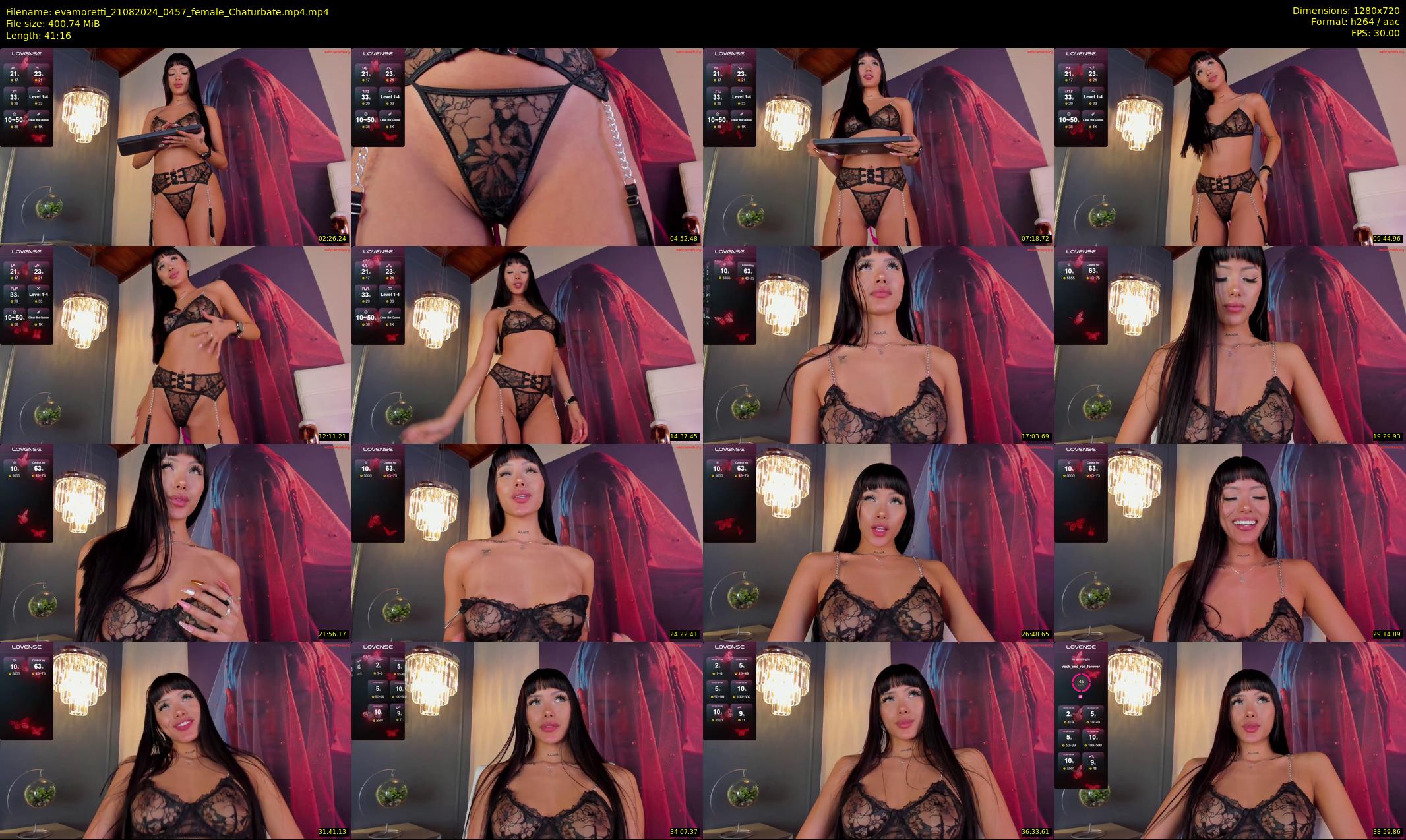 evamoretti — 42 minute Chaturbate female cam show recording, 720p, Aug 21, 2024