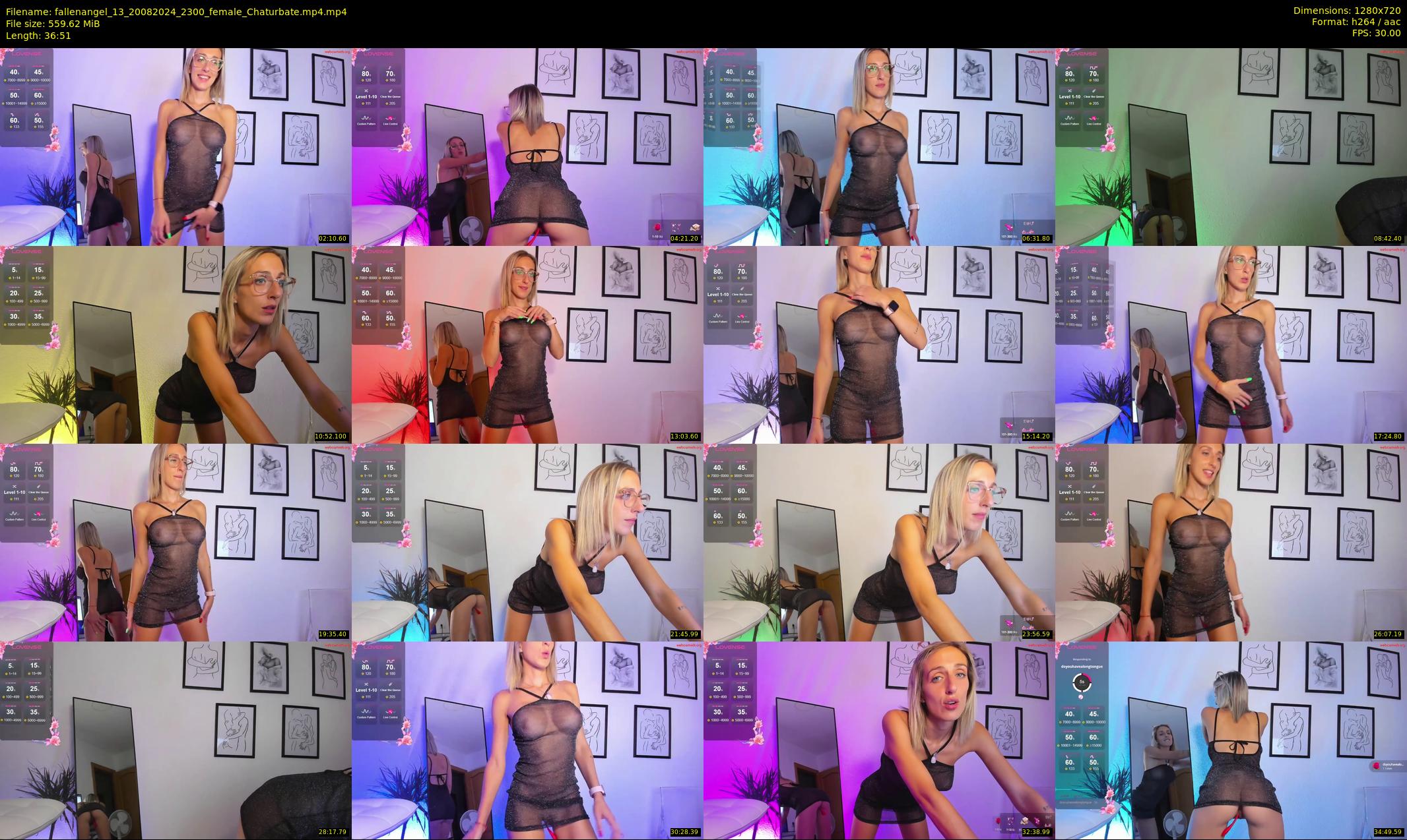 fallenangel_13 — 37 minute Chaturbate female cam show recording, 720p, Aug 20, 2024
