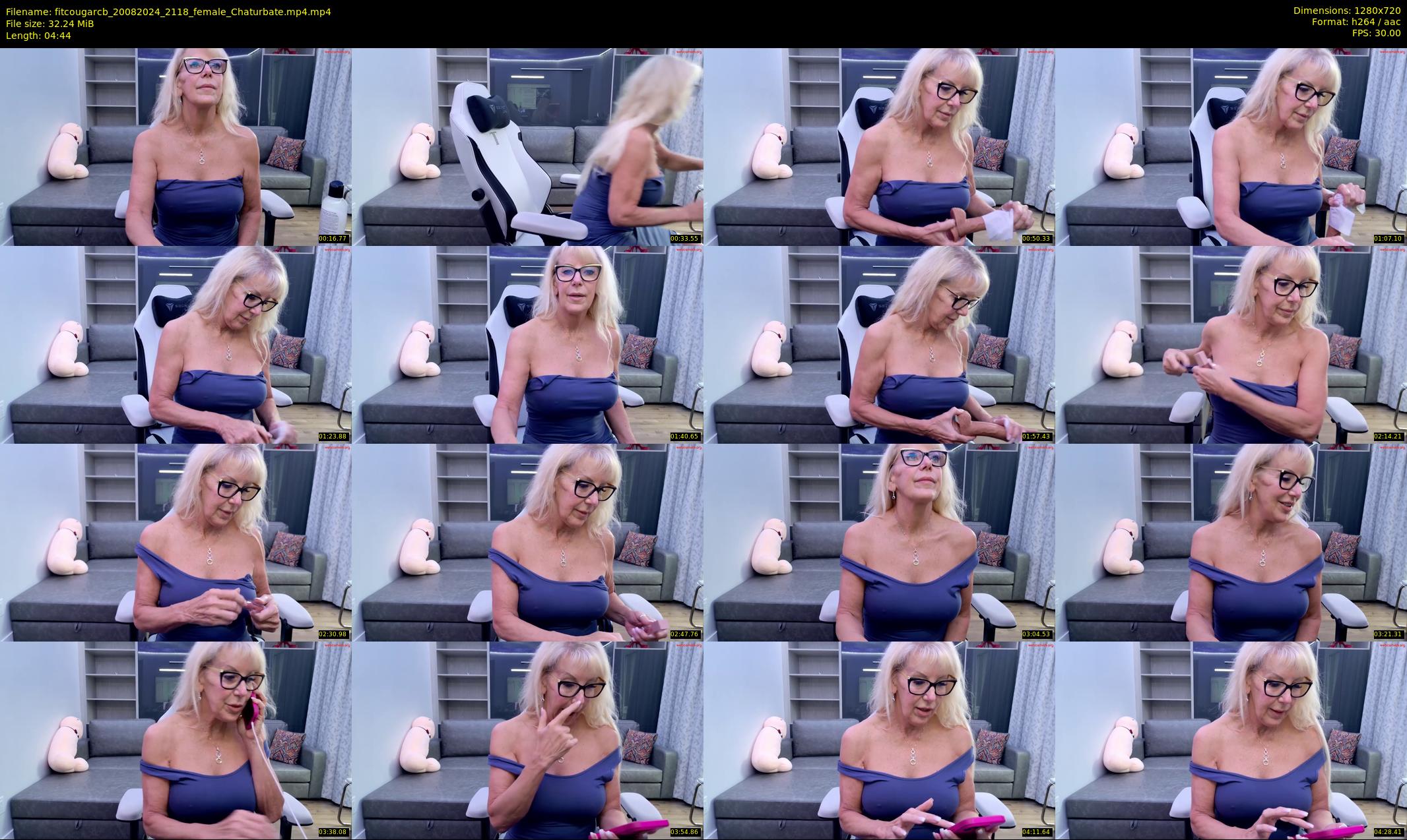 fitcougarcb — 5 minute Chaturbate female cam show recording, 720p, Aug 20, 2024