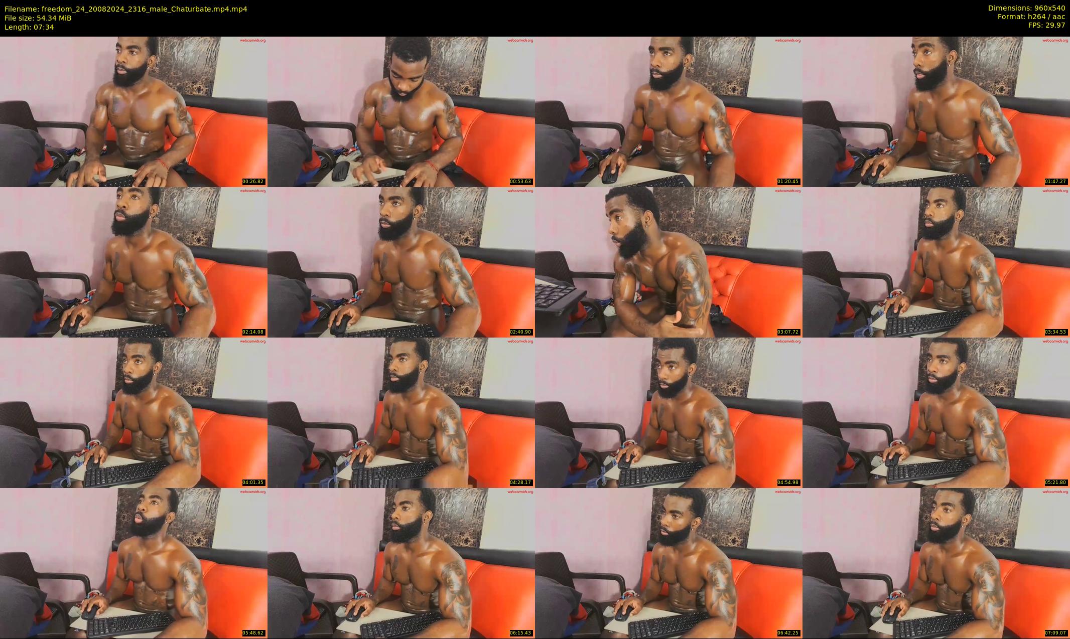 freedom_24 — 8 minute Chaturbate male cam show recording, 480p, Aug 20, 2024