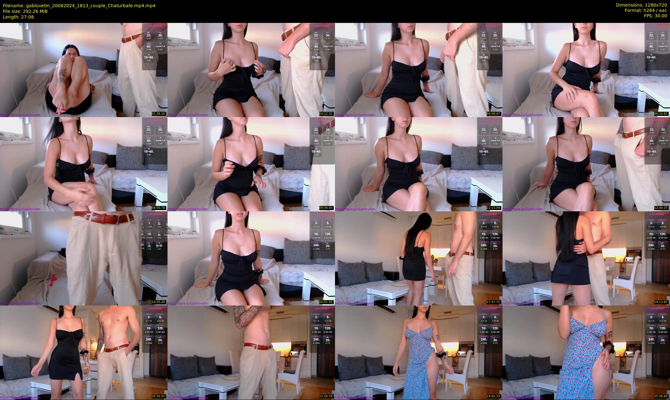 gablovetm — 28 minute Chaturbate couple cam show recording, 720p, Aug 20, 2024