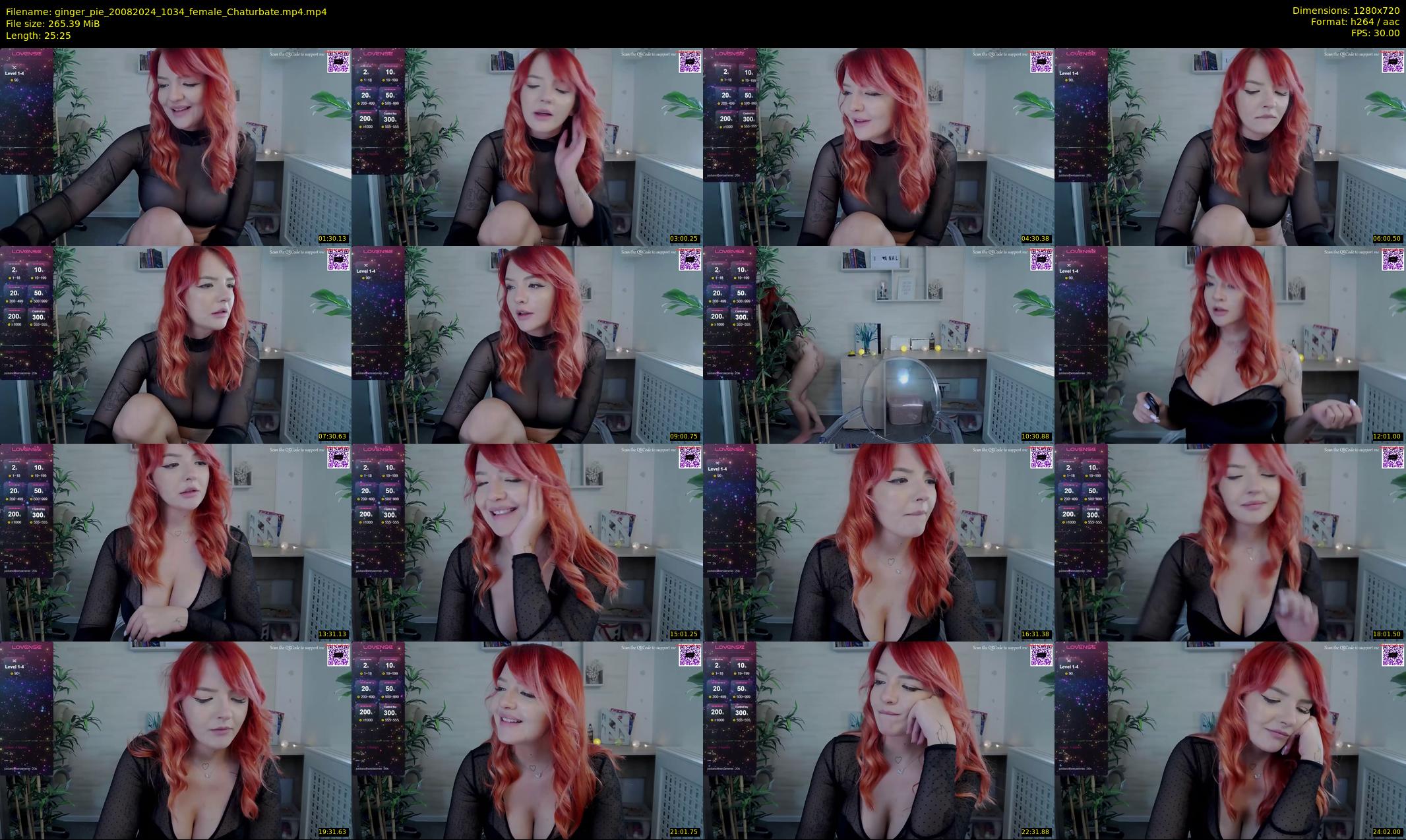 ginger_pie — 26 minute Chaturbate female cam show recording, 720p, Aug 20, 2024