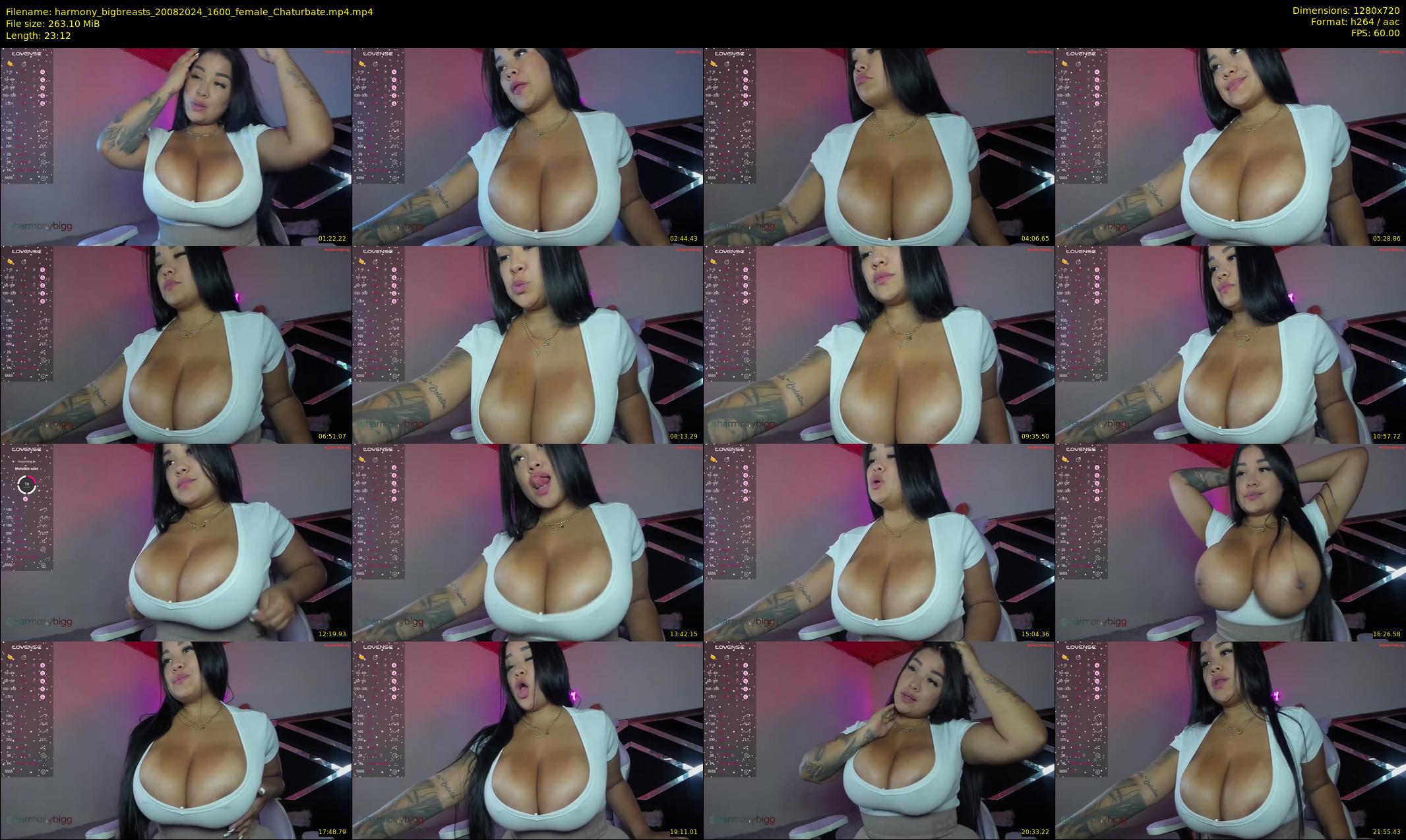 harmony_bigbreasts — 24 minute Chaturbate female cam show recording, 720p, Aug 20, 2024