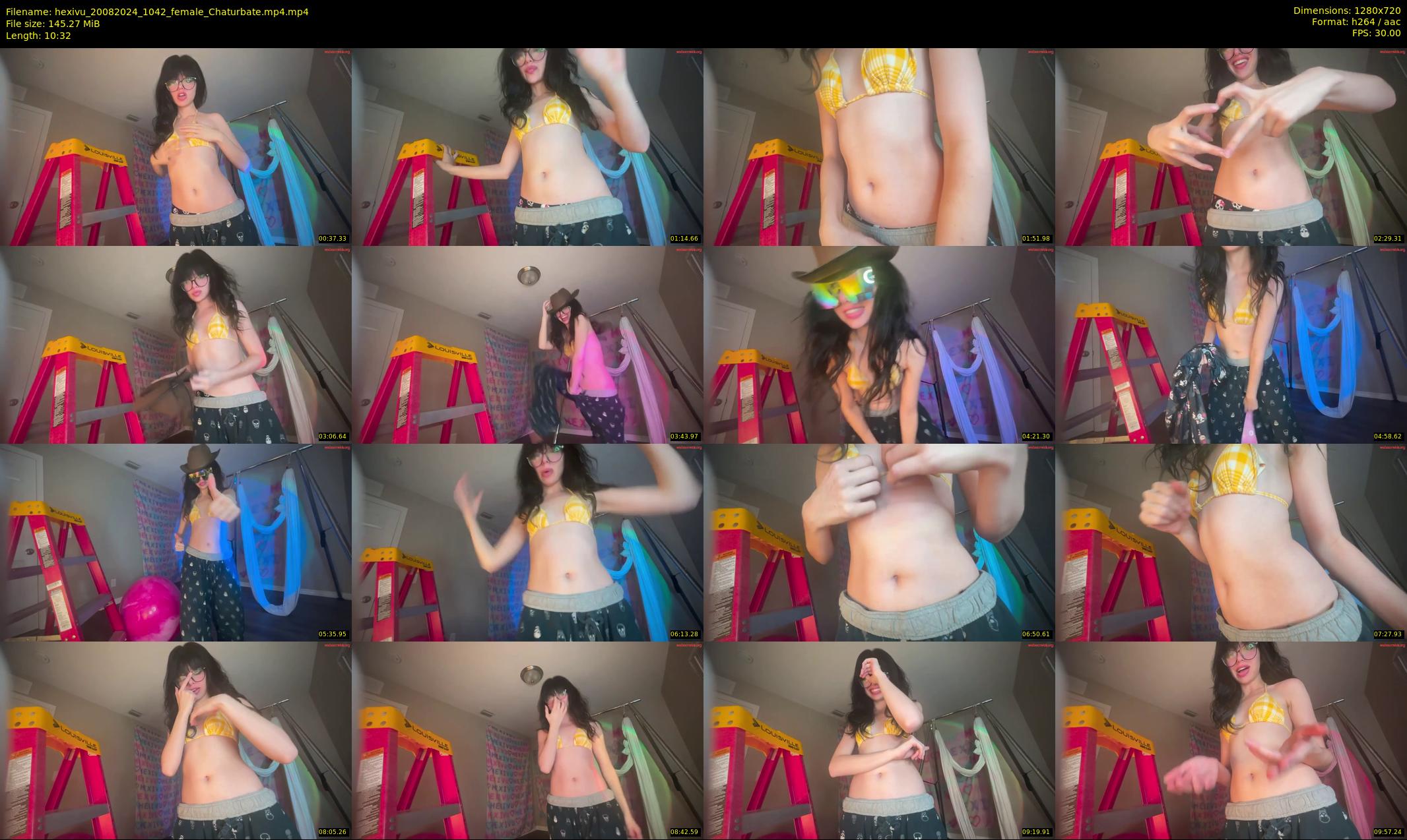 hexivu — 11 minute Chaturbate female cam show recording, 720p, Aug 20, 2024