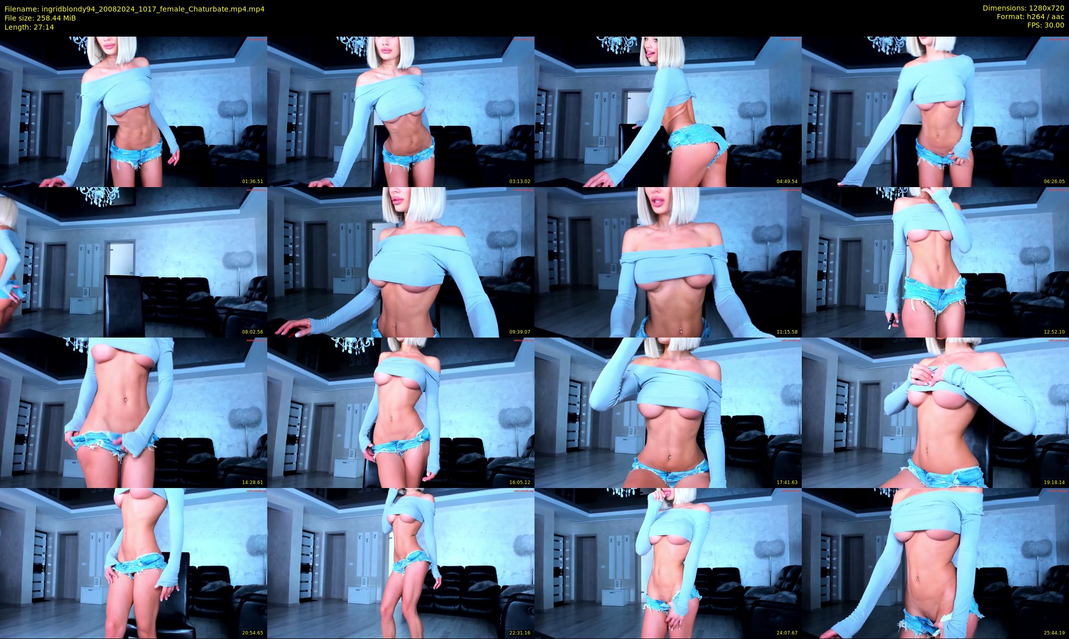 ingridblondy94 — 28 minute Chaturbate female cam show recording, 720p, Aug 20, 2024