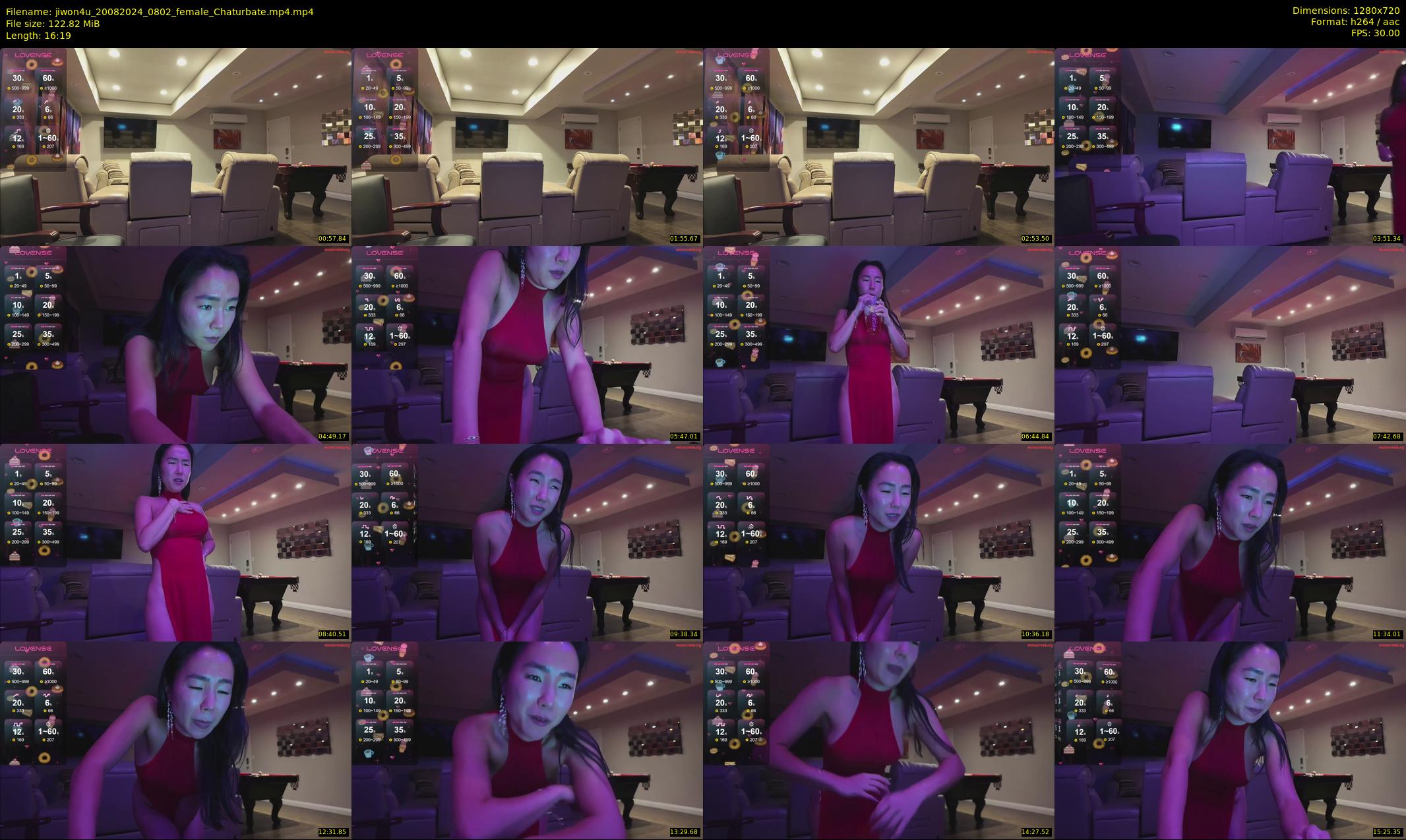 jiwon4u — 17 minute Chaturbate female cam show recording, 720p, Aug 20, 2024