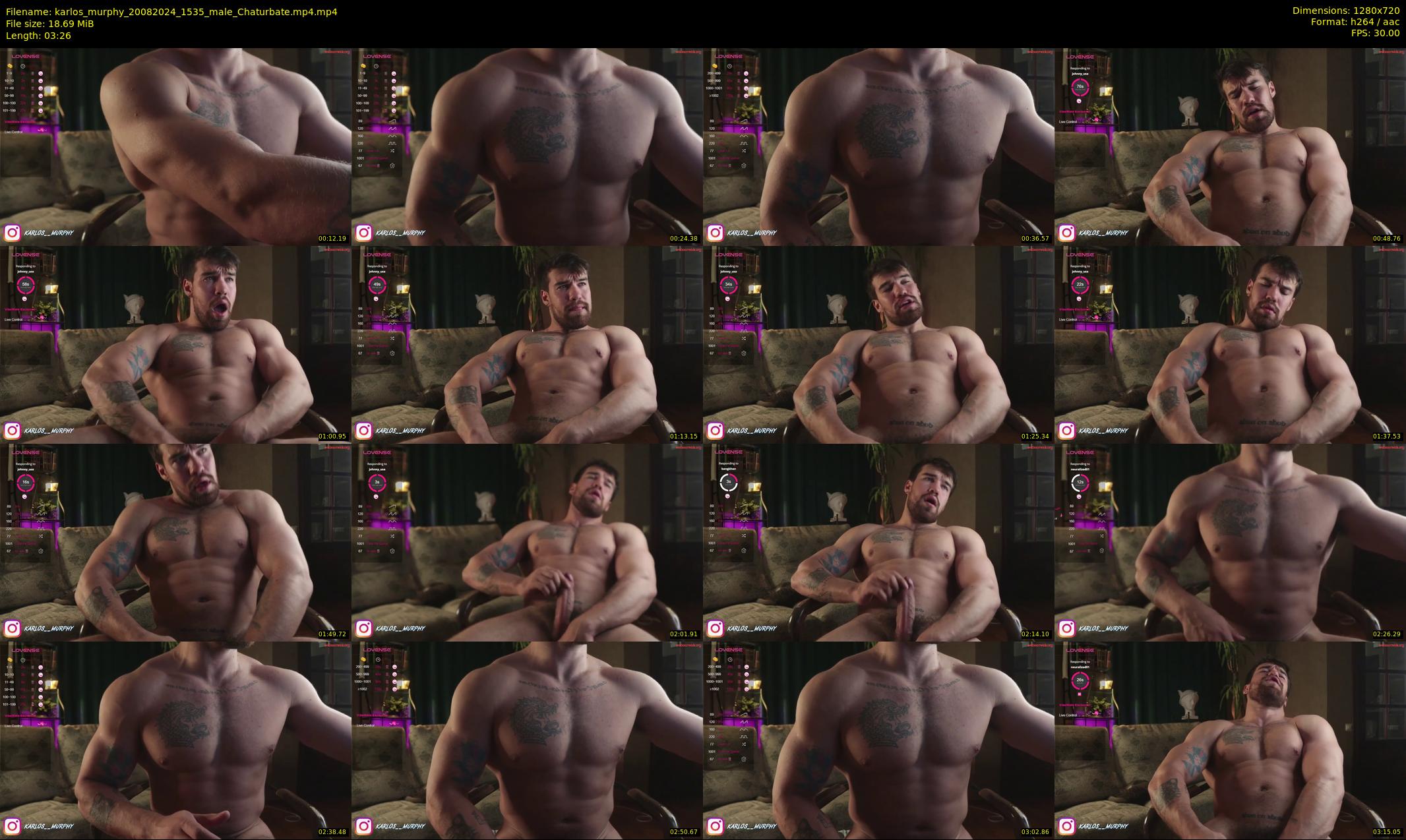 karlos_murphy — 4 minute Chaturbate male cam show recording, 720p, Aug 20, 2024