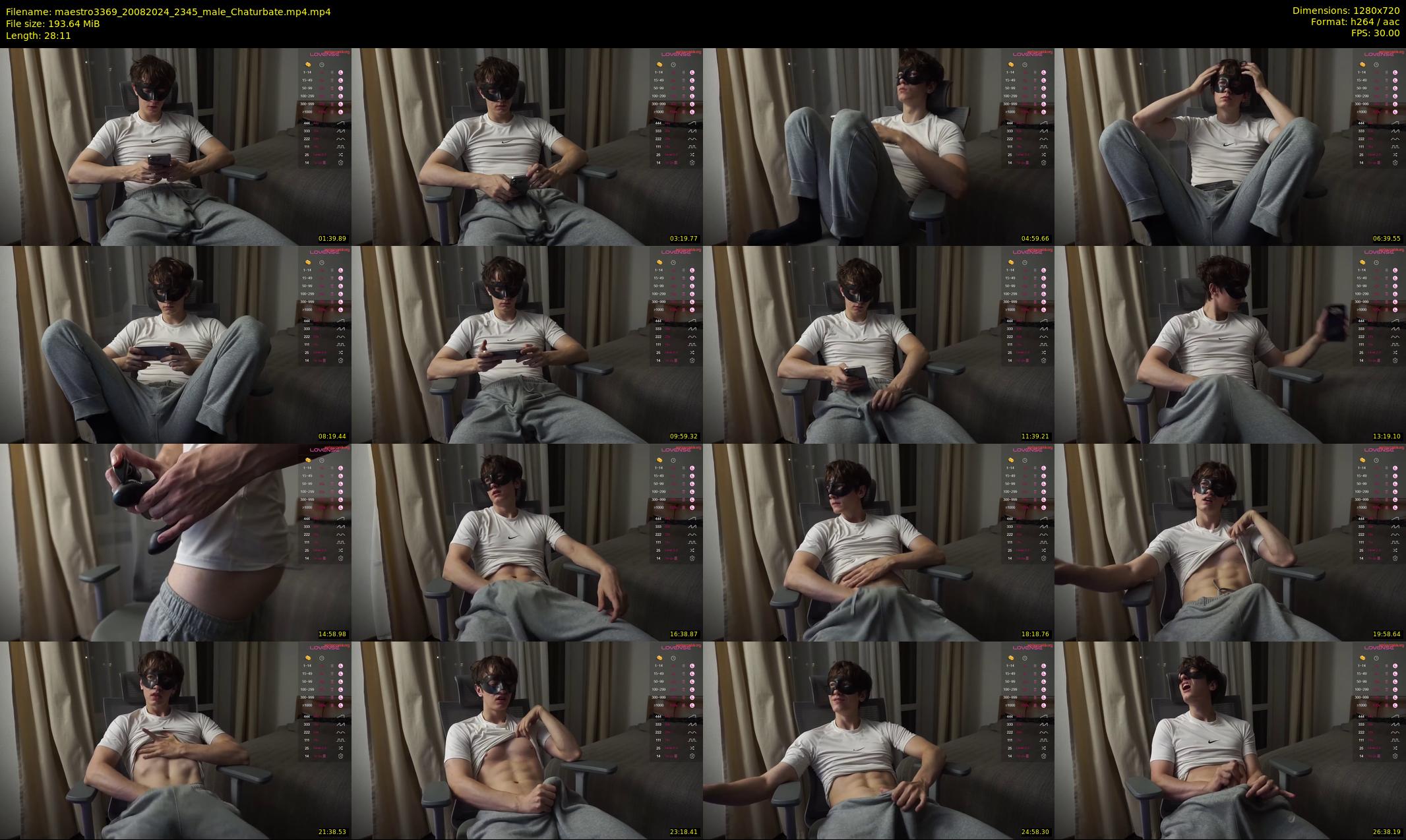 maestro3369 — 29 minute Chaturbate male cam show recording, 720p, Aug 20, 2024