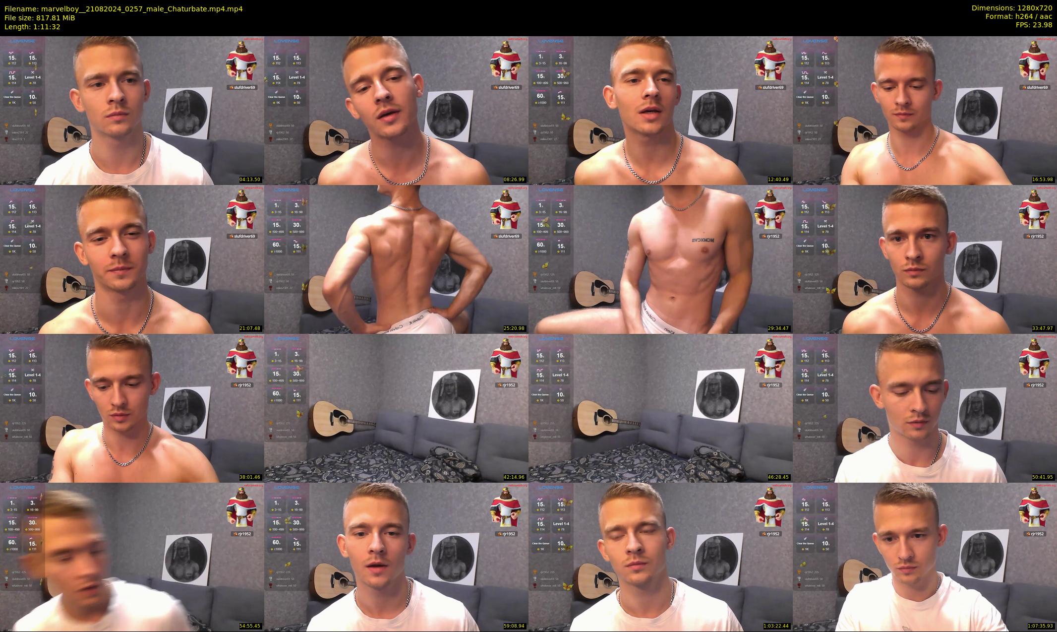 marvelboy_ — 72 minute Chaturbate male cam show recording, 720p, Aug 21, 2024