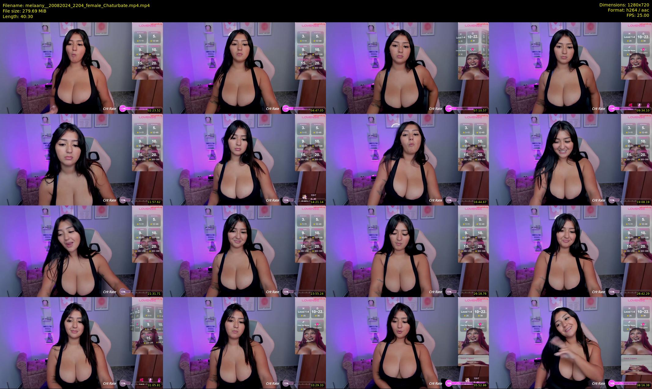 melaany_ — 41 minute Chaturbate female cam show recording, 720p, Aug 20, 2024