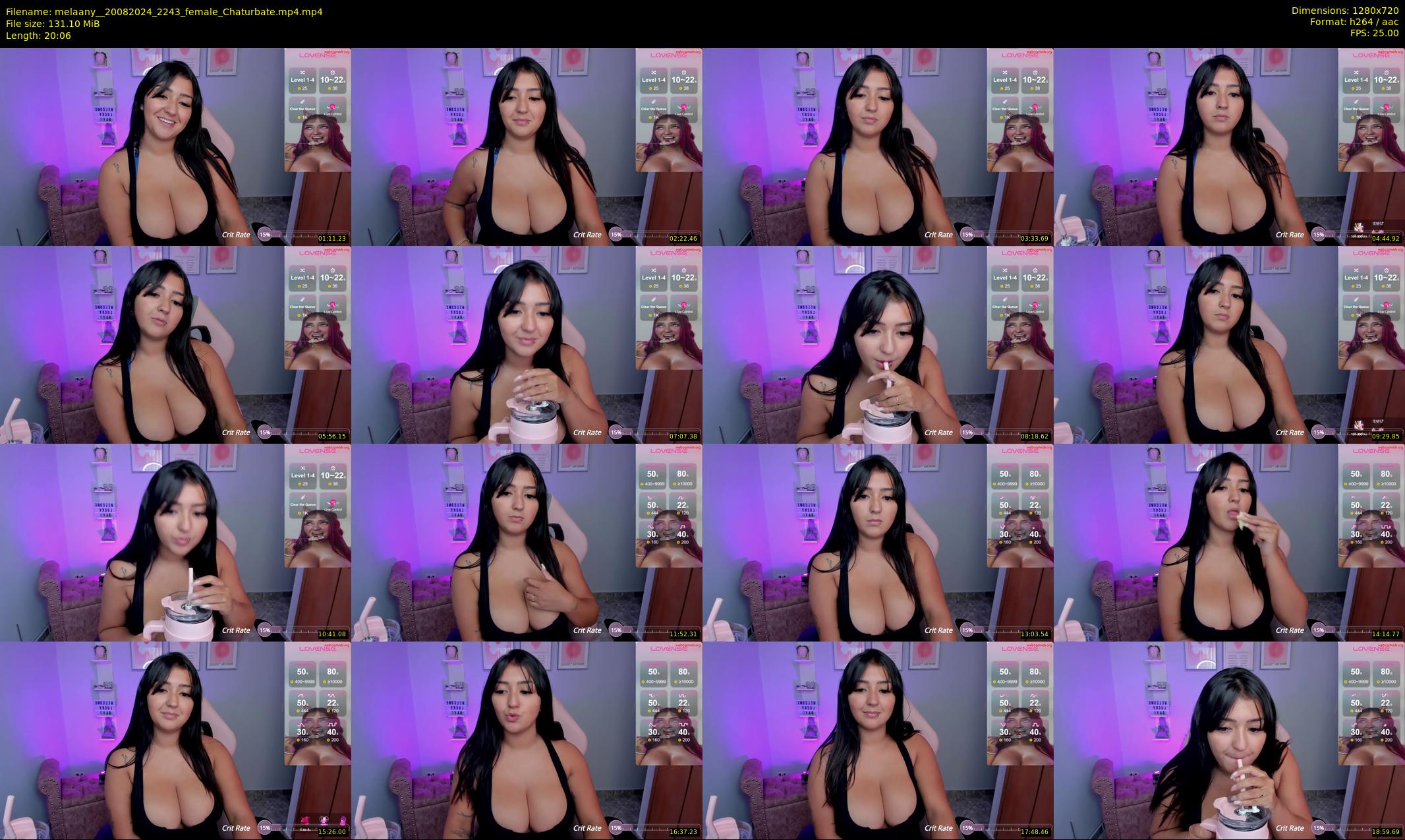melaany_ — 21 minute Chaturbate female cam show recording, 720p, Aug 20, 2024