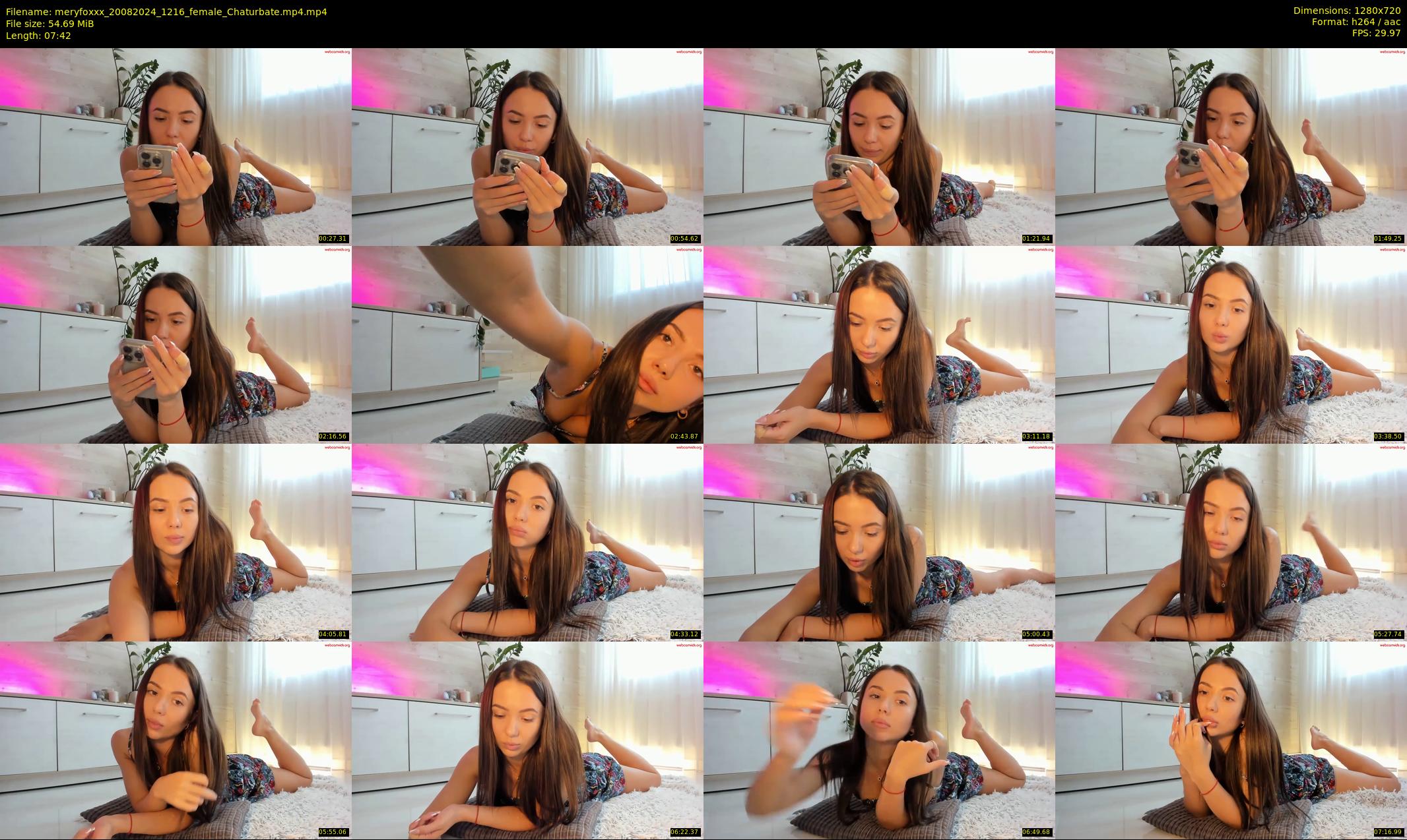 meryfoxxx — 8 minute Chaturbate female cam show recording, 720p, Aug 20, 2024