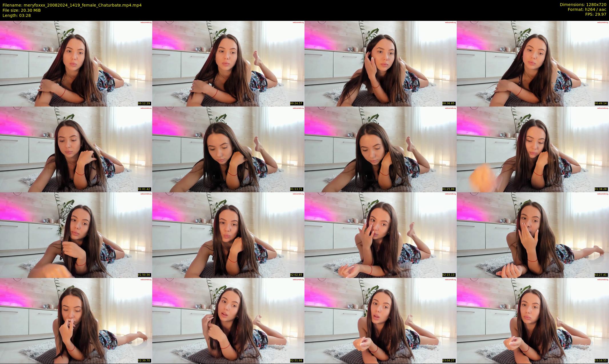 meryfoxxx — 4 minute Chaturbate female cam show recording, 720p, Aug 20, 2024