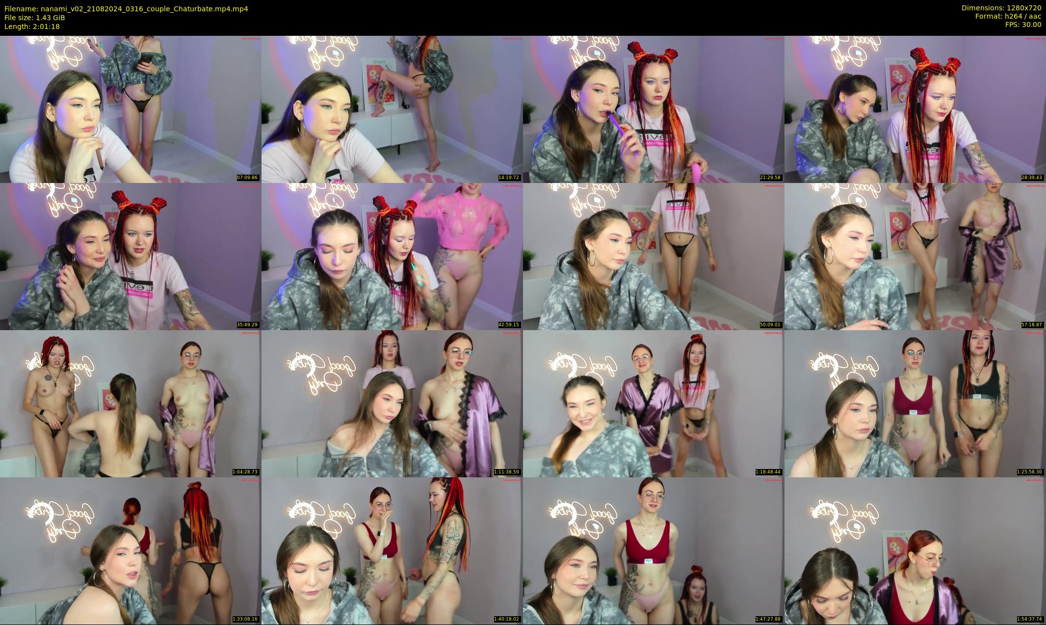 nanami_v02 — 122 minute Chaturbate couple cam show recording, 720p, Aug 21, 2024