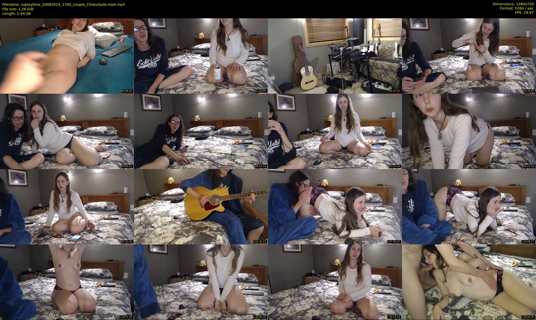 nzplaytime — 105 minute Chaturbate couple cam show recording, 720p, Aug 20, 2024
