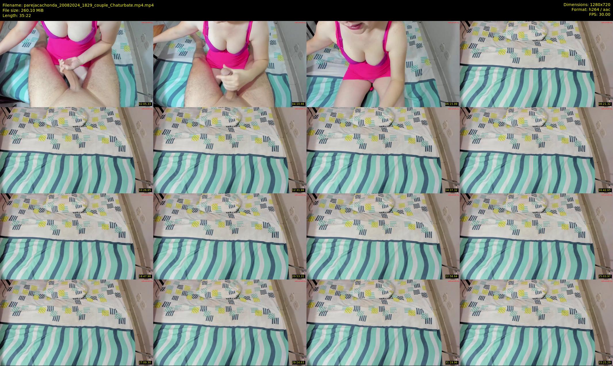 parejacachonda — 36 minute Chaturbate couple cam show recording, 720p, Aug 20, 2024