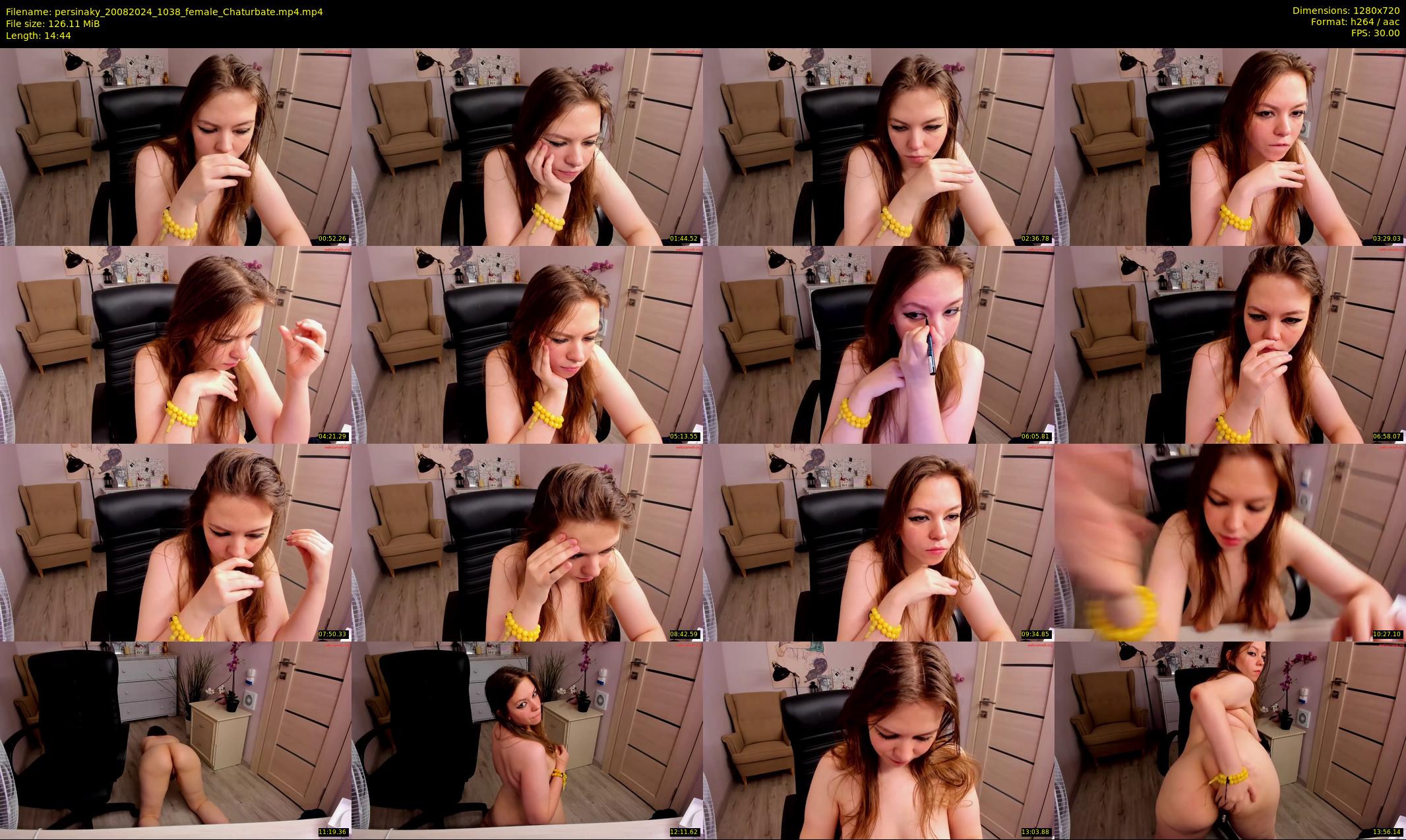 persinaky — 15 minute Chaturbate female cam show recording, 720p, Aug 20, 2024