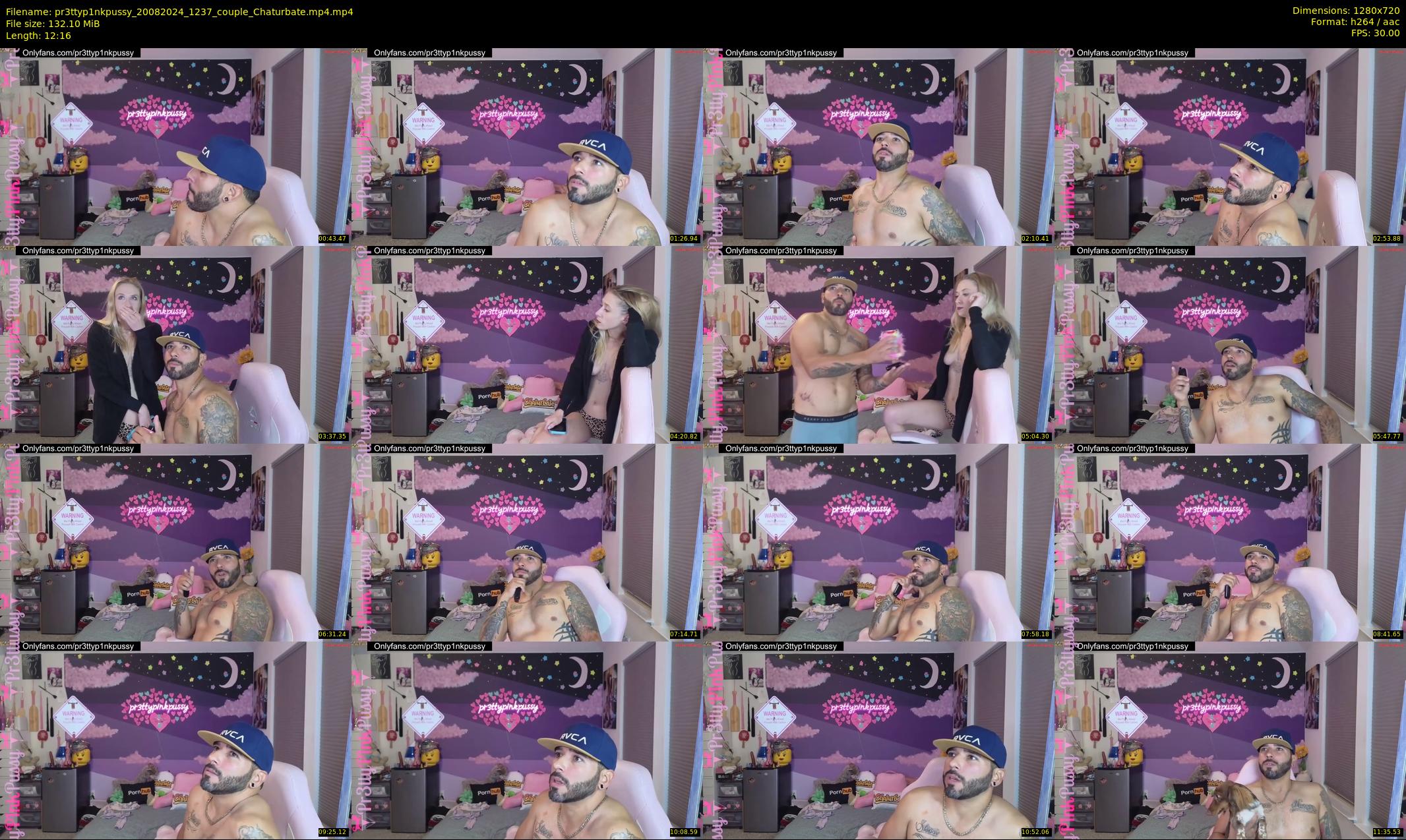 pr3ttyp1nkpussy — 13 minute Chaturbate couple cam show recording, 720p, Aug 20, 2024