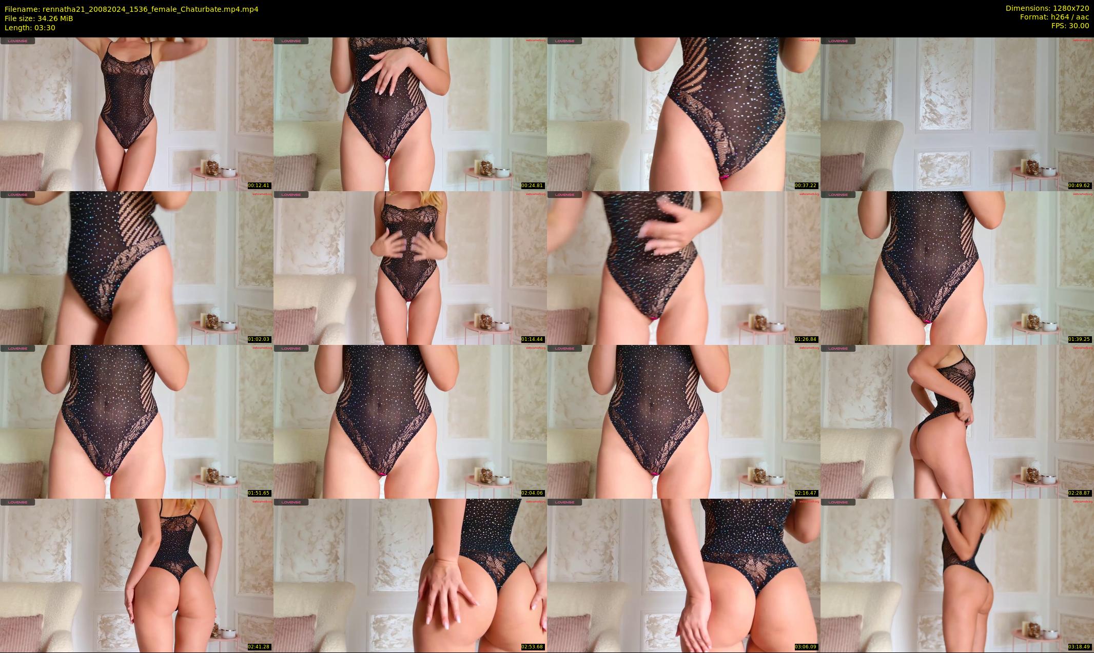 rennatha21 — 4 minute Chaturbate female cam show recording, 720p, Aug 20, 2024