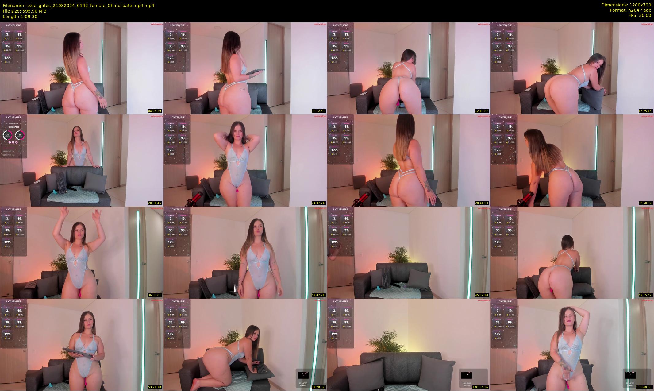 roxie_gates — 70 minute Chaturbate female cam show recording, 720p, Aug 21, 2024