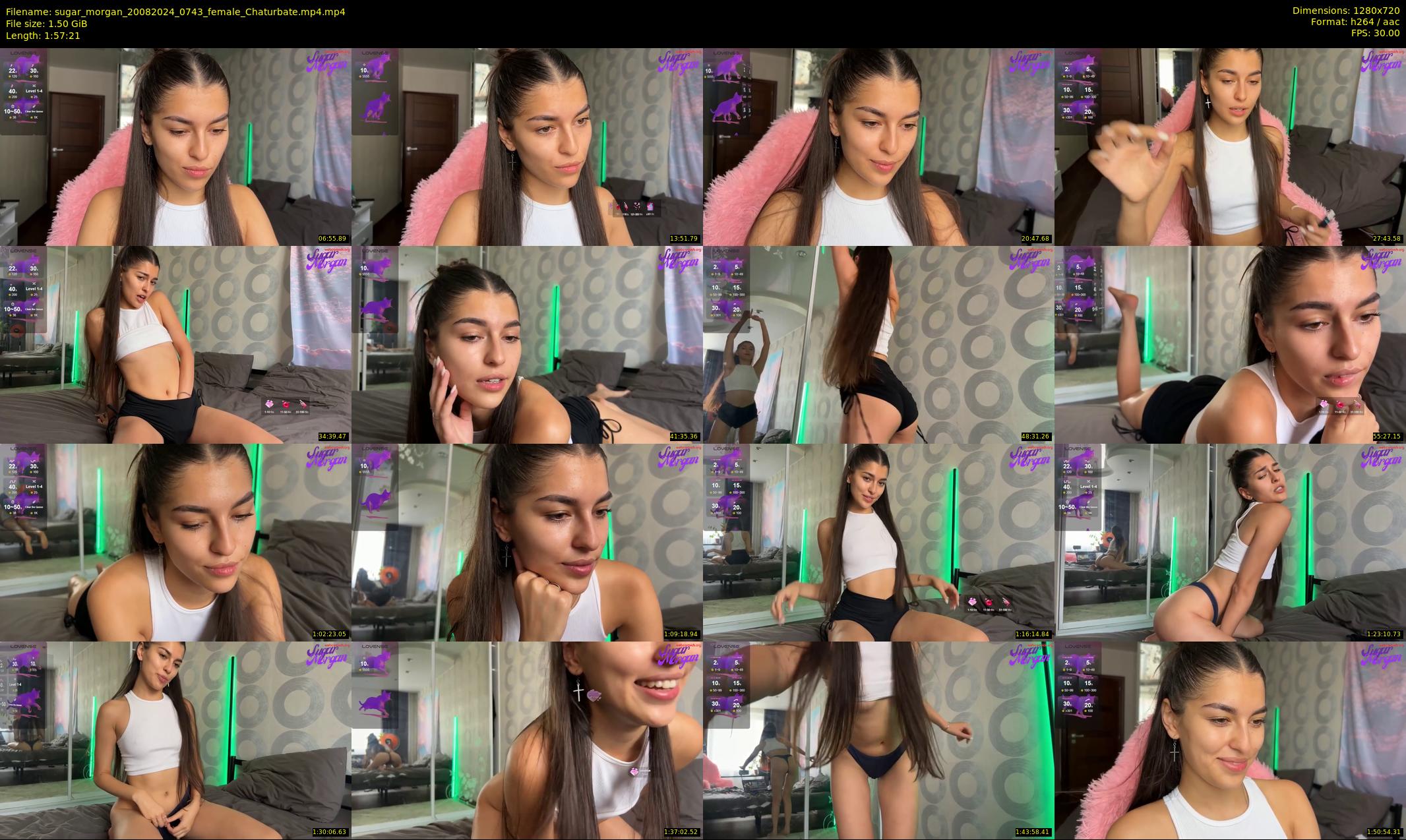sugar_morgan — 118 minute Chaturbate female cam show recording, 720p, Aug 20, 2024