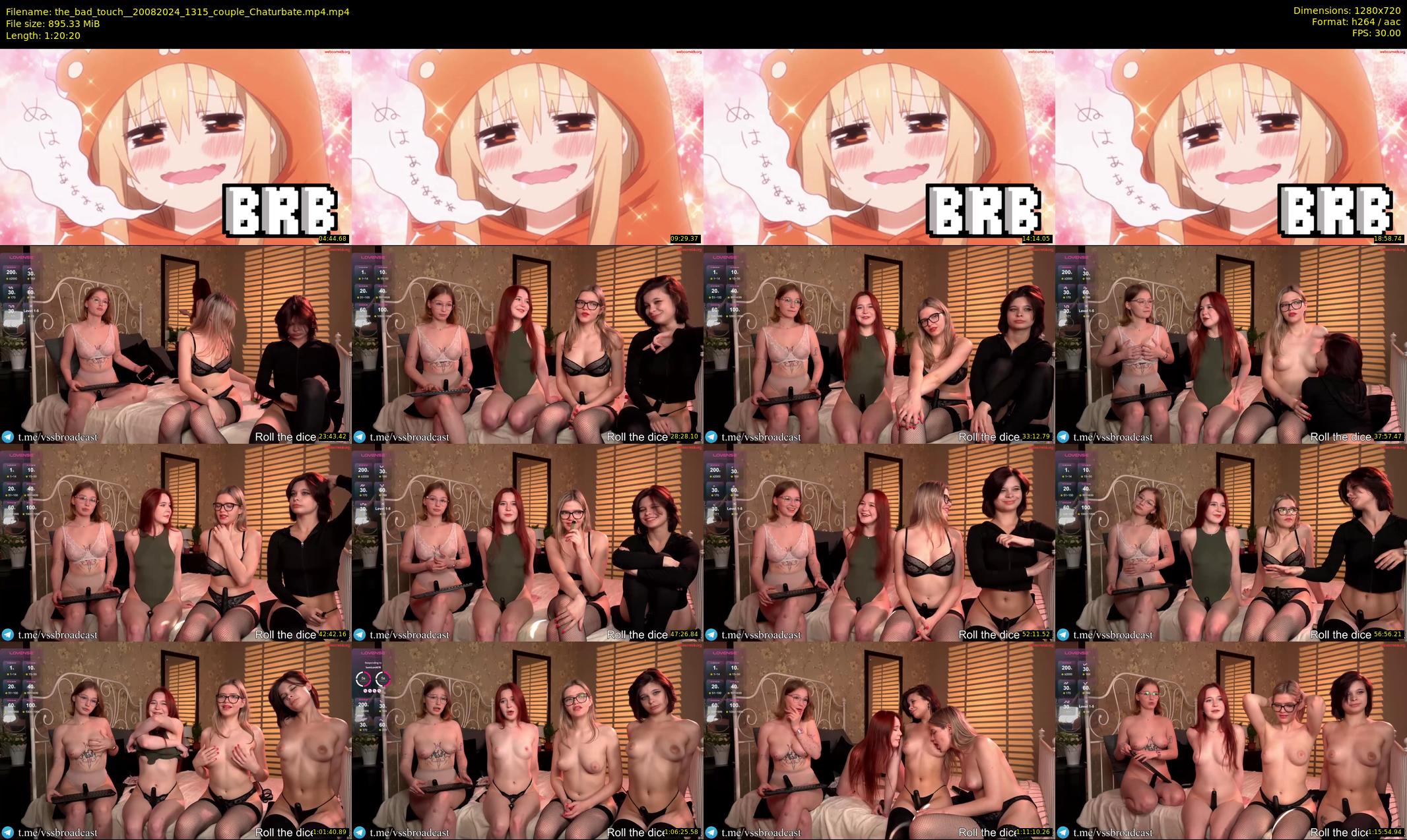 the_bad_touch_ — 81 minute Chaturbate couple cam show recording, 720p, Aug 20, 2024