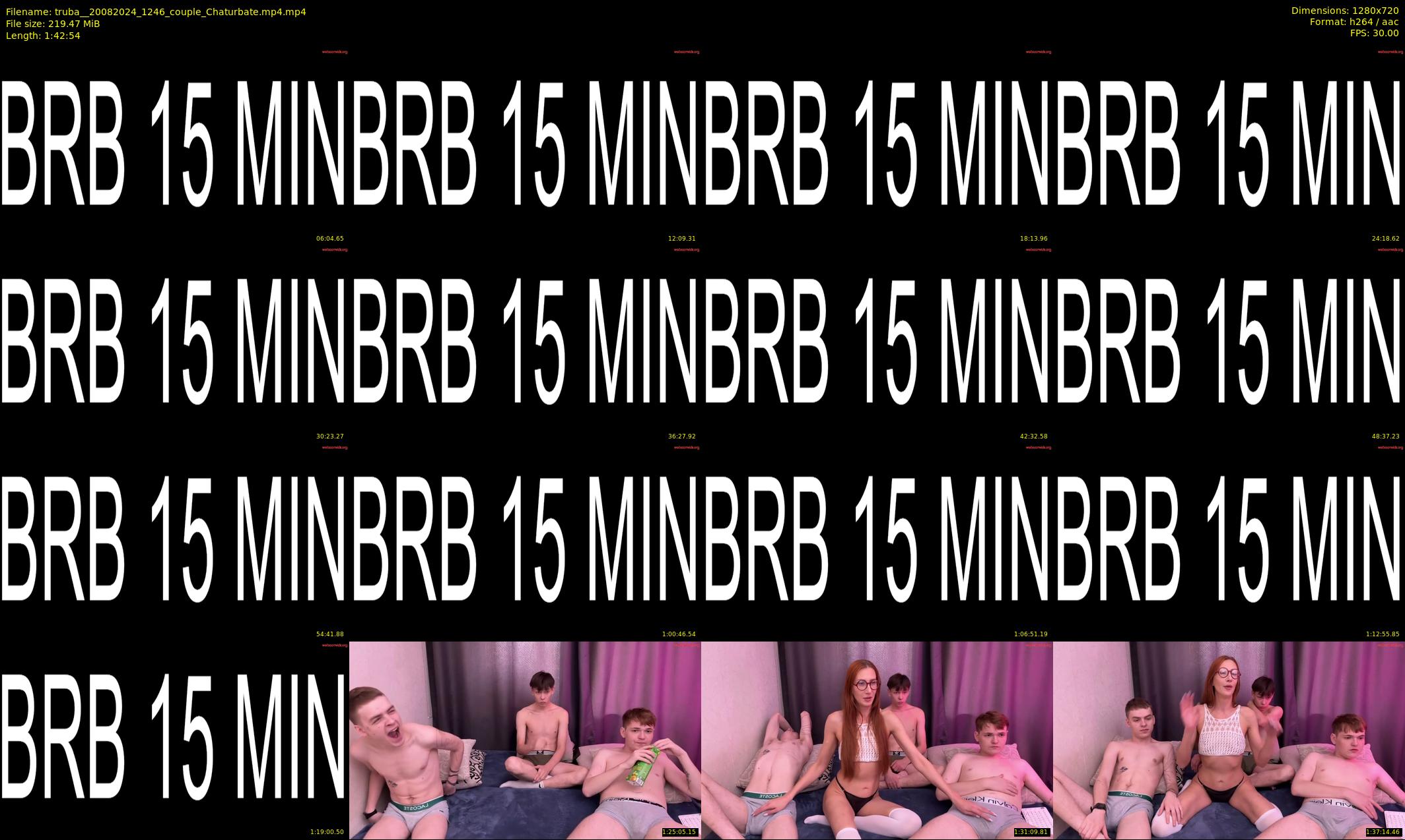 truba_ — 103 minute Chaturbate couple cam show recording, 720p, Aug 20, 2024