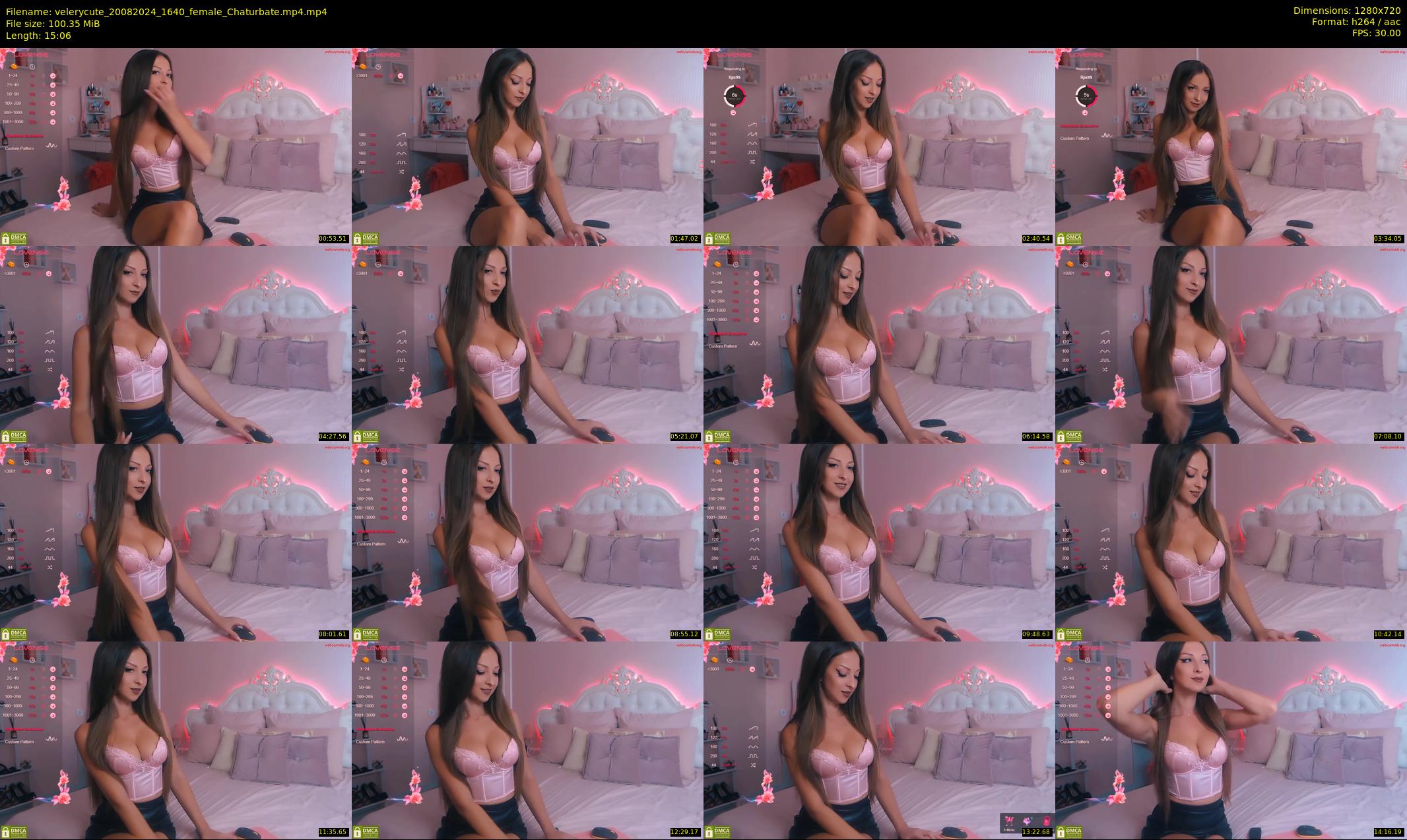 velerycute — 16 minute Chaturbate female cam show recording, 720p, Aug 20, 2024