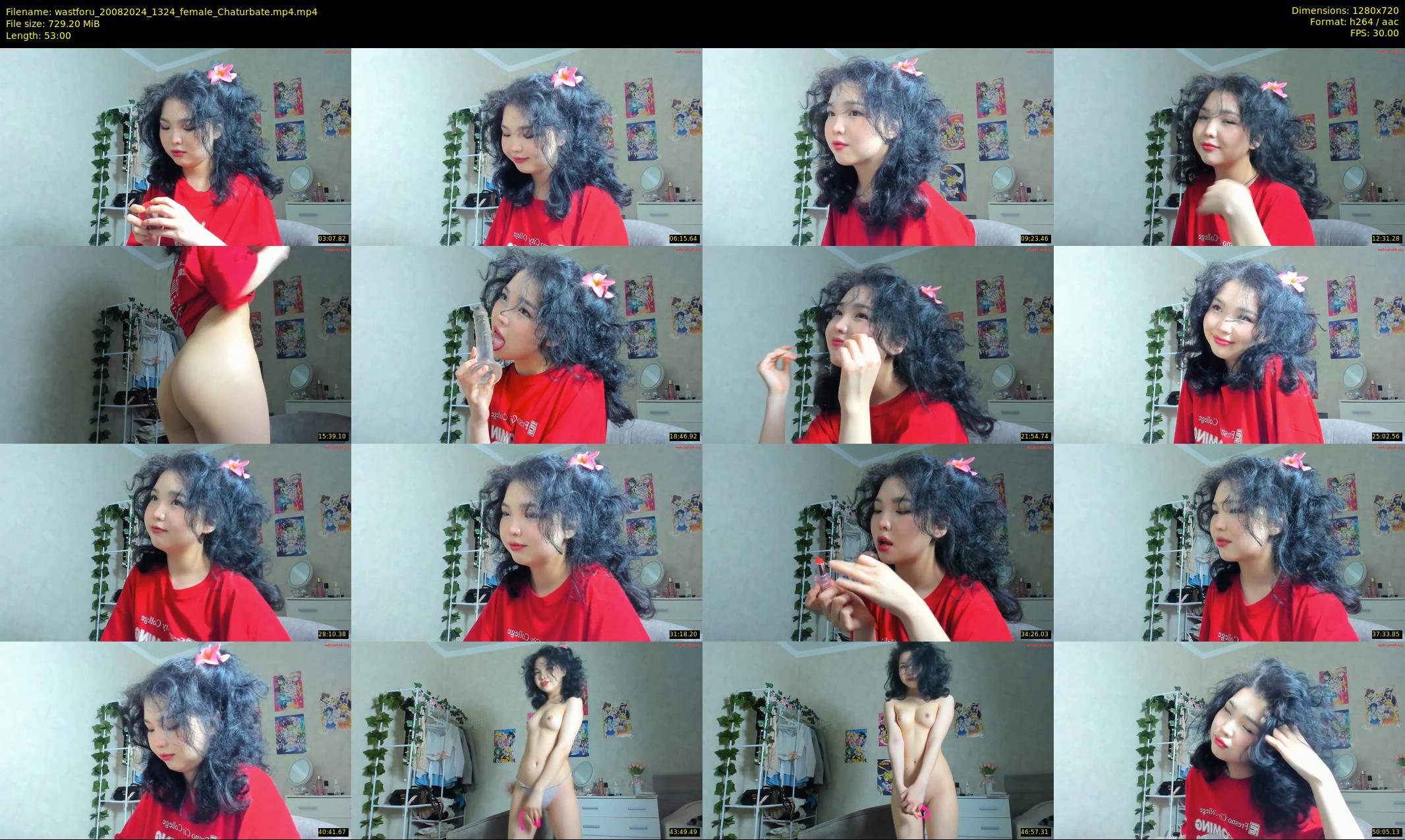 wastforu — 53 minute Chaturbate female cam show recording, 720p, Aug 20, 2024