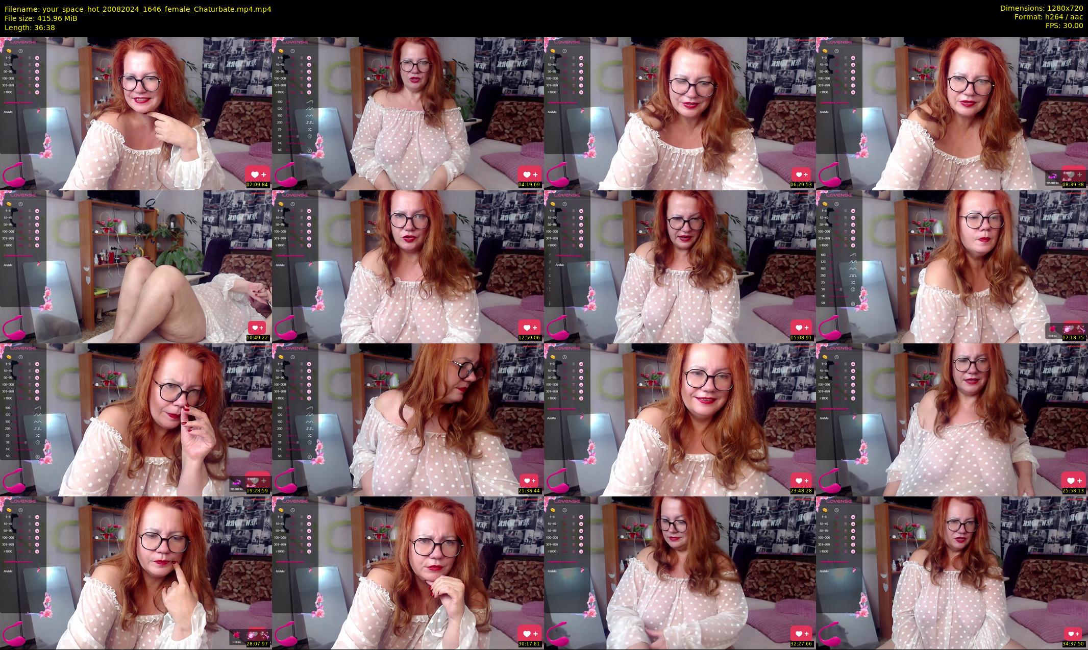 your_space_hot — 37 minute Chaturbate female cam show recording, 720p, Aug 20, 2024