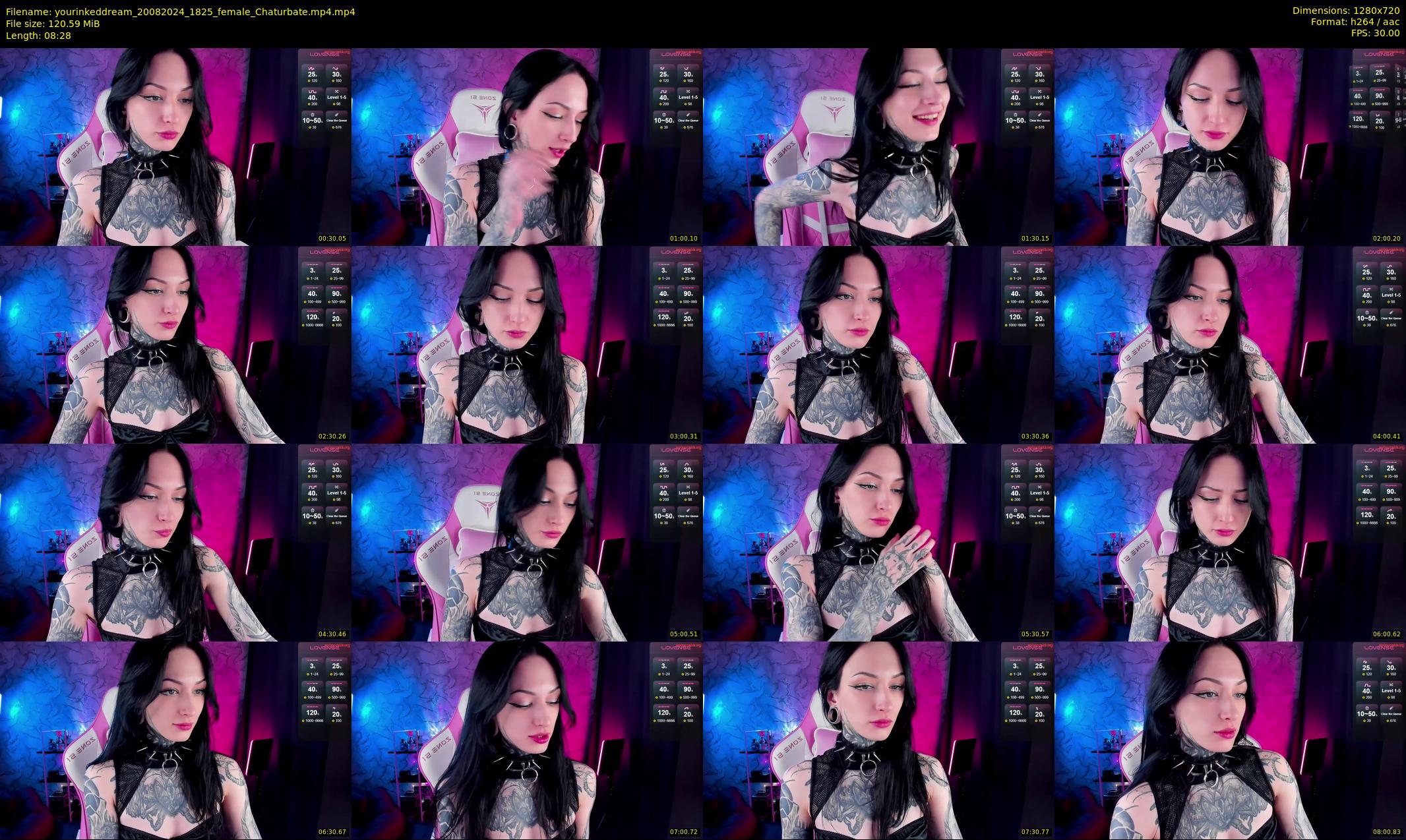 yourinkeddream — 9 minute Chaturbate couple cam show recording, 720p, Aug 20, 2024