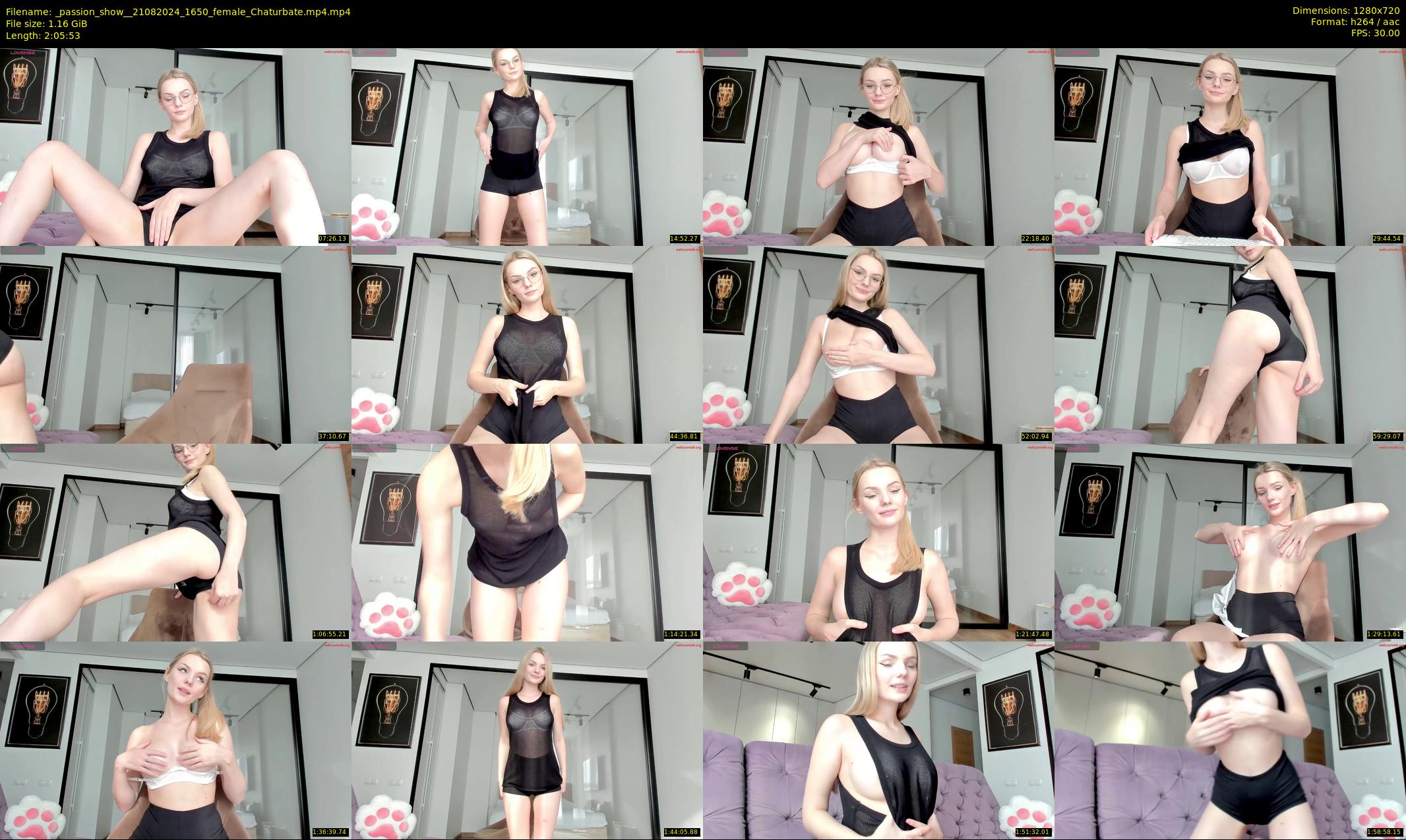 _passion_show_ — 126 minute Chaturbate couple cam show recording, 720p, Aug 21, 2024
