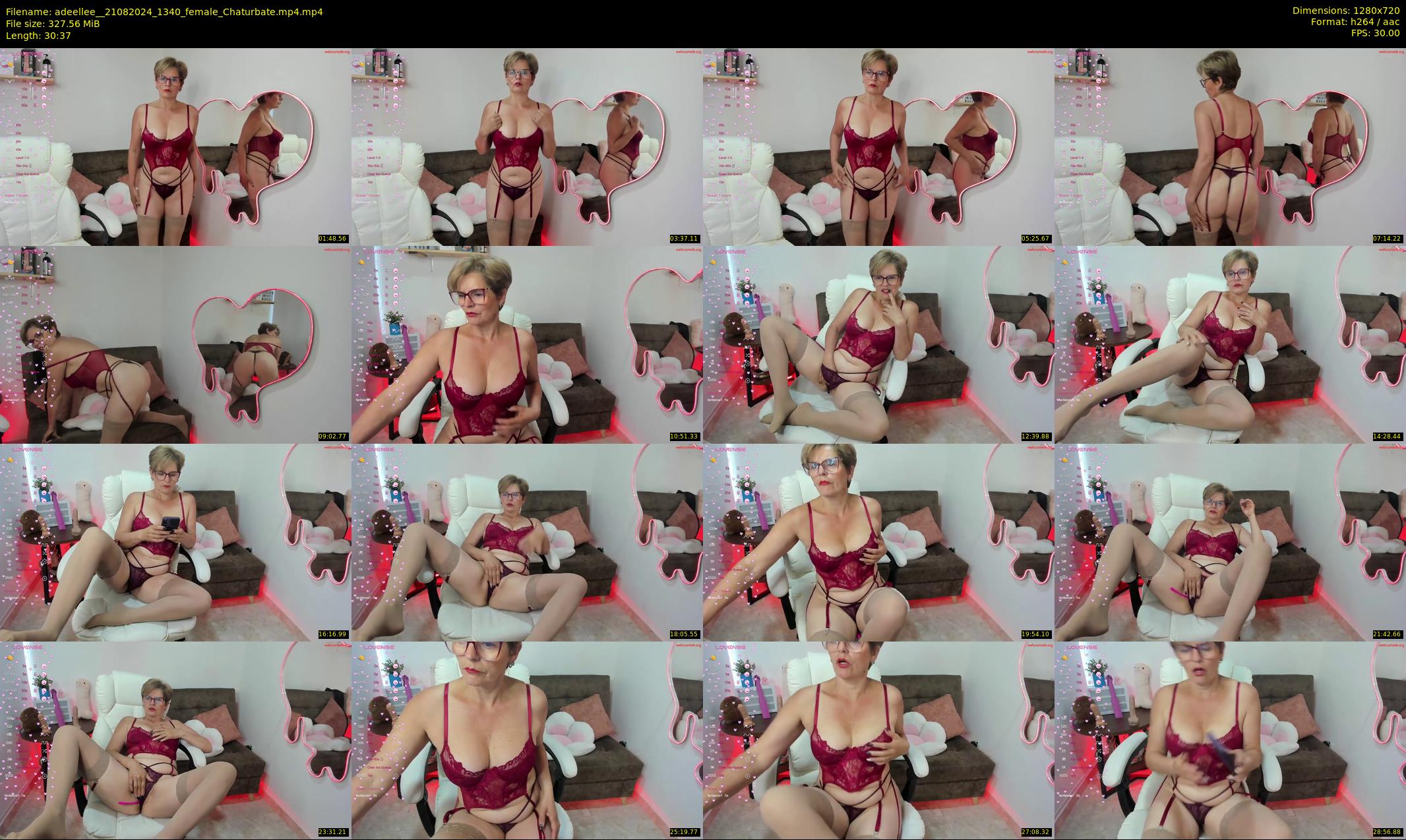 adeellee_ — 31 minute Chaturbate female cam show recording, 720p, Aug 21, 2024