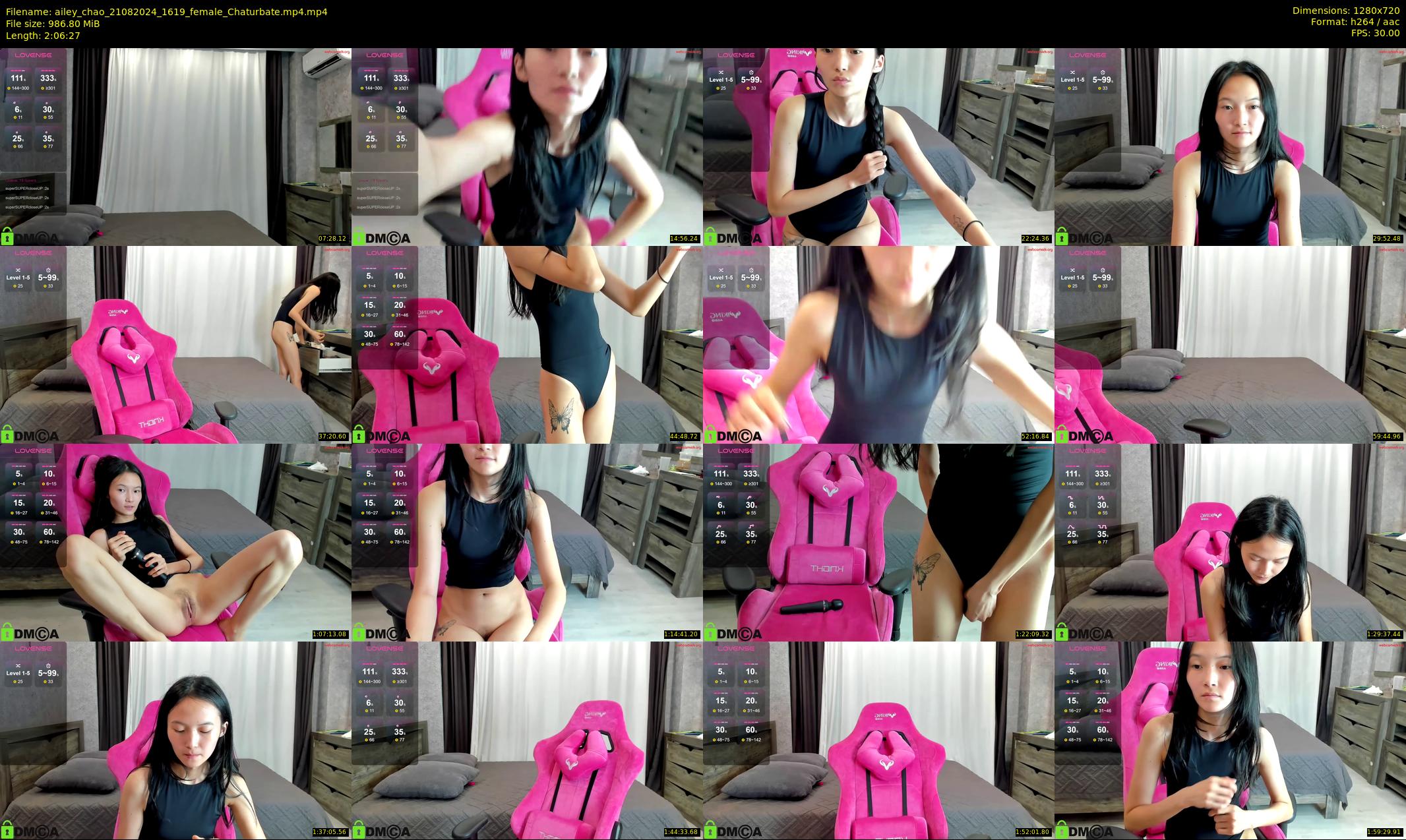 ailey_chao — 127 minute Chaturbate female cam show recording, 720p, Aug 21, 2024