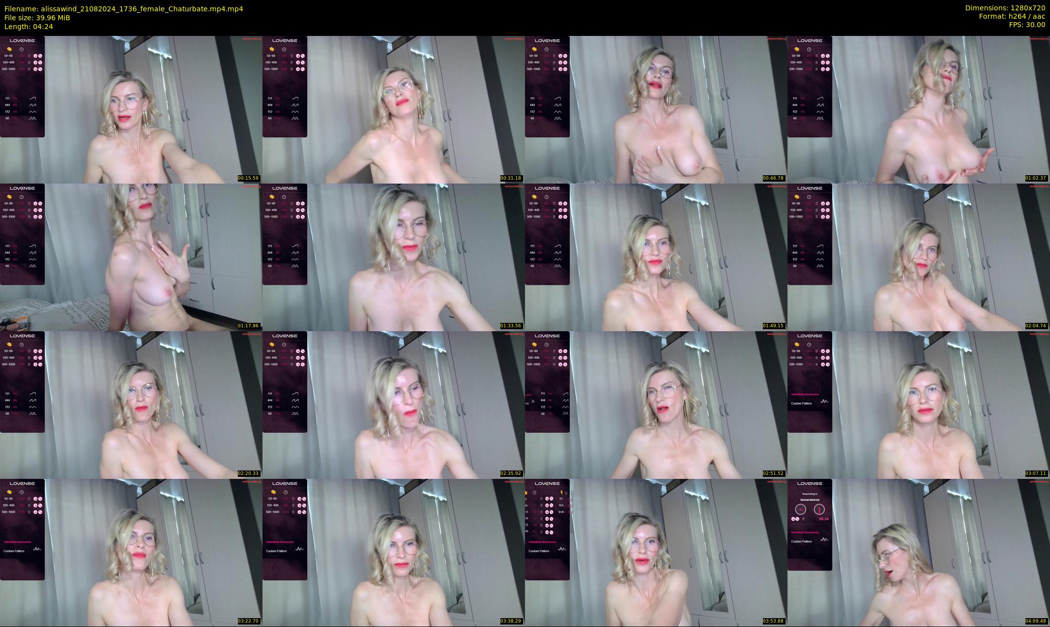 alissawind — 5 minute Chaturbate female cam show recording, 720p, Aug 21, 2024