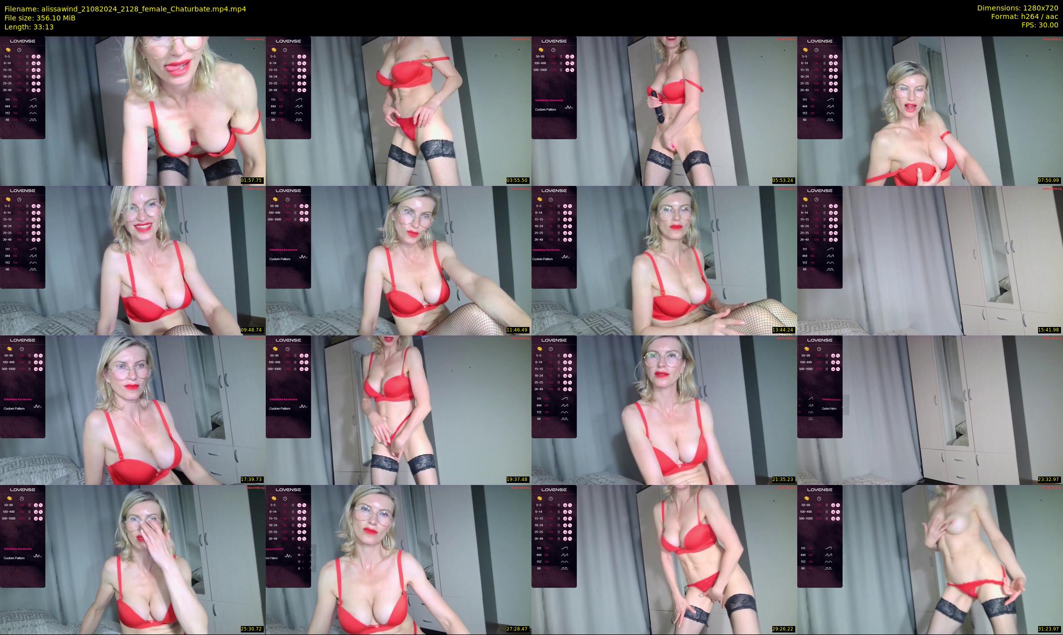 alissawind — 34 minute Chaturbate female cam show recording, 720p, Aug 21, 2024