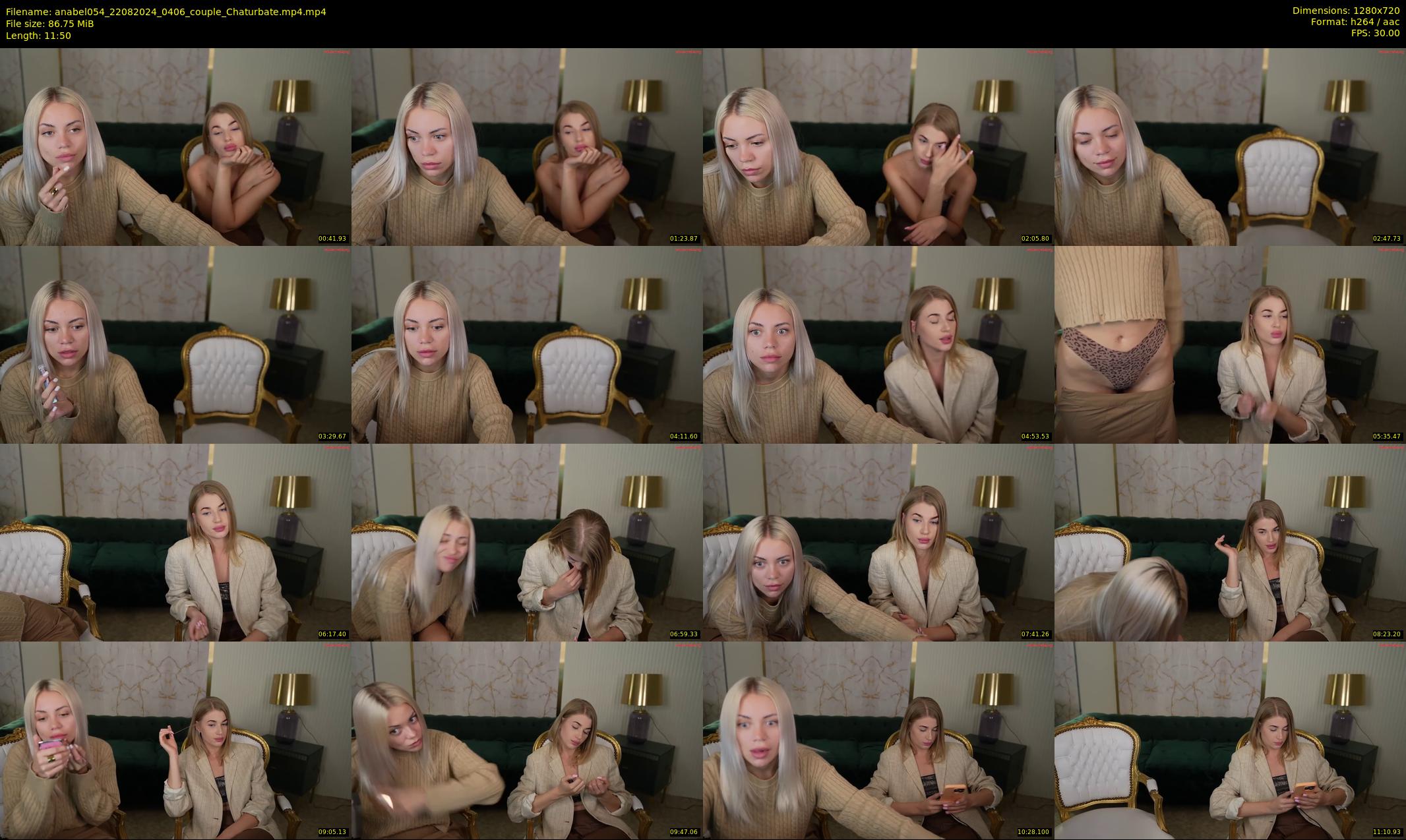 anabel054 — 12 minute Chaturbate female cam show recording, 720p, Aug 22, 2024