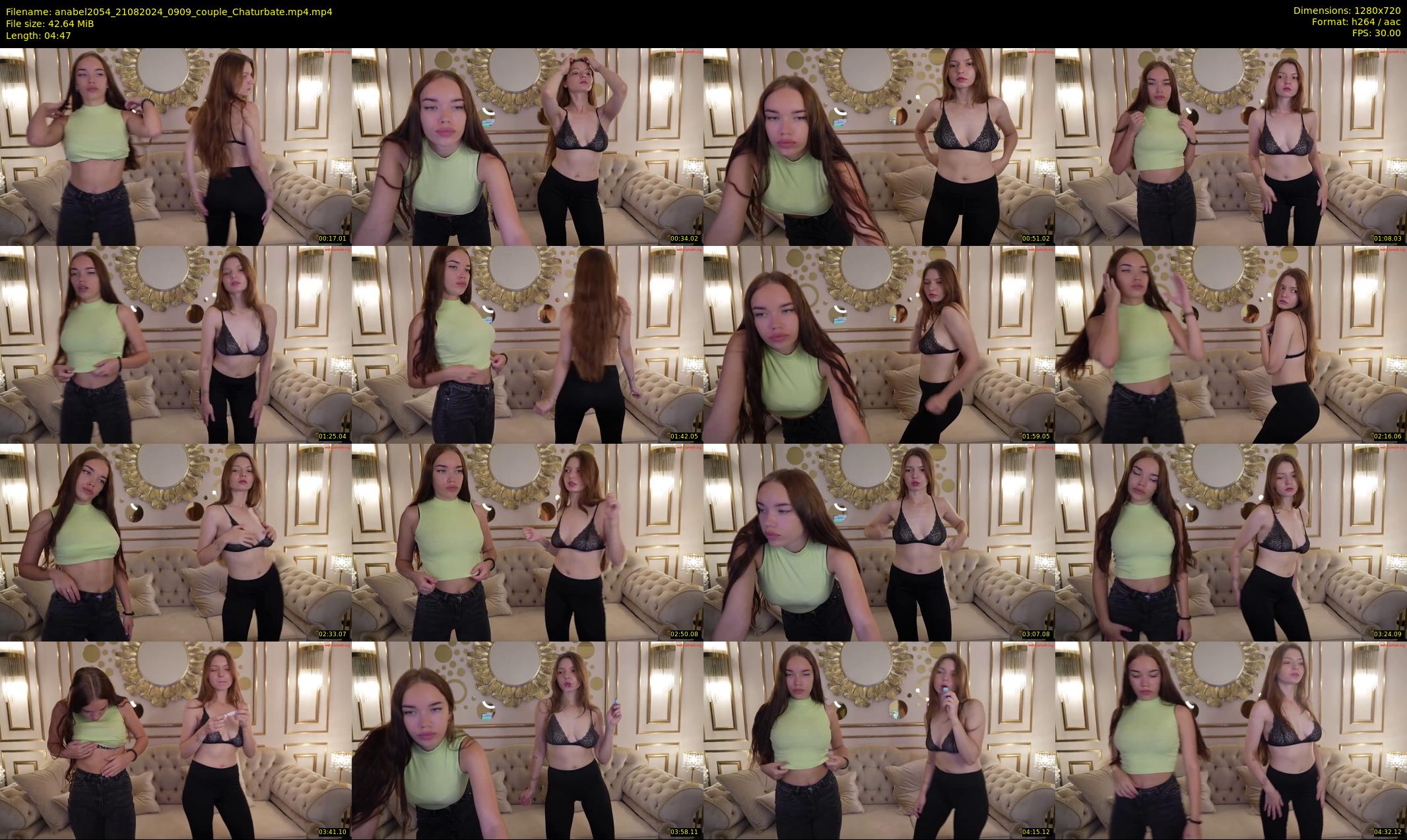 anabel2054 — 5 minute Chaturbate female cam show recording, 720p, Aug 21, 2024