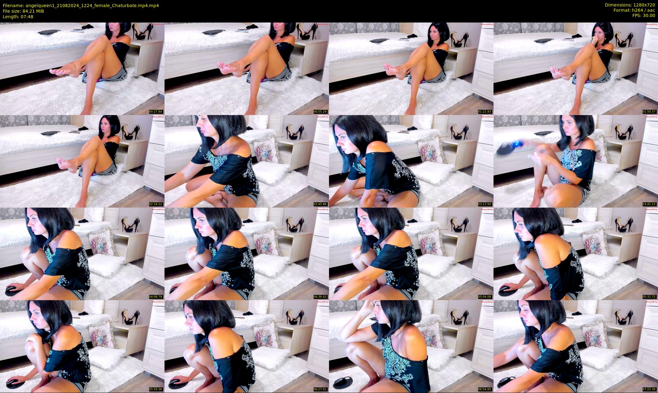 angelqueen1 — 8 minute Chaturbate female cam show recording, 720p, Aug 21, 2024