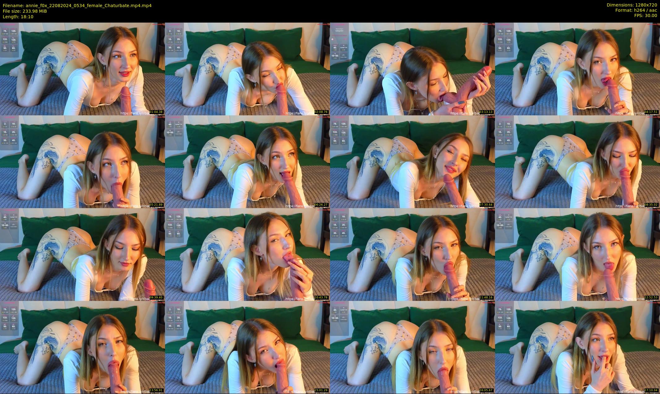 annie_f0x — 19 minute Chaturbate female cam show recording, 720p, Aug 22, 2024
