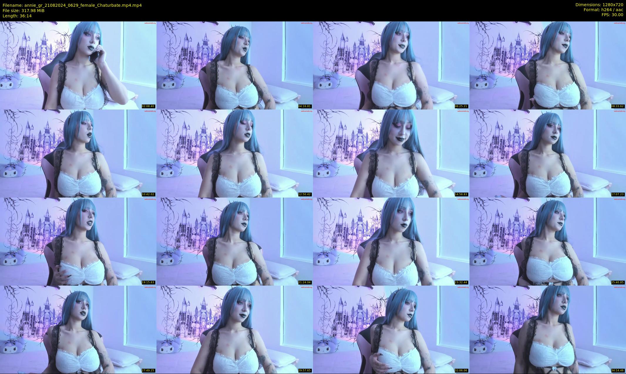 annie_gr — 37 minute Chaturbate female cam show recording, 720p, Aug 21, 2024