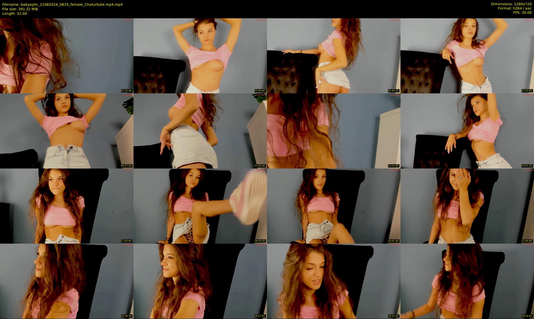 babyaylin — 32 minute Chaturbate female cam show recording, 720p, Aug 21, 2024