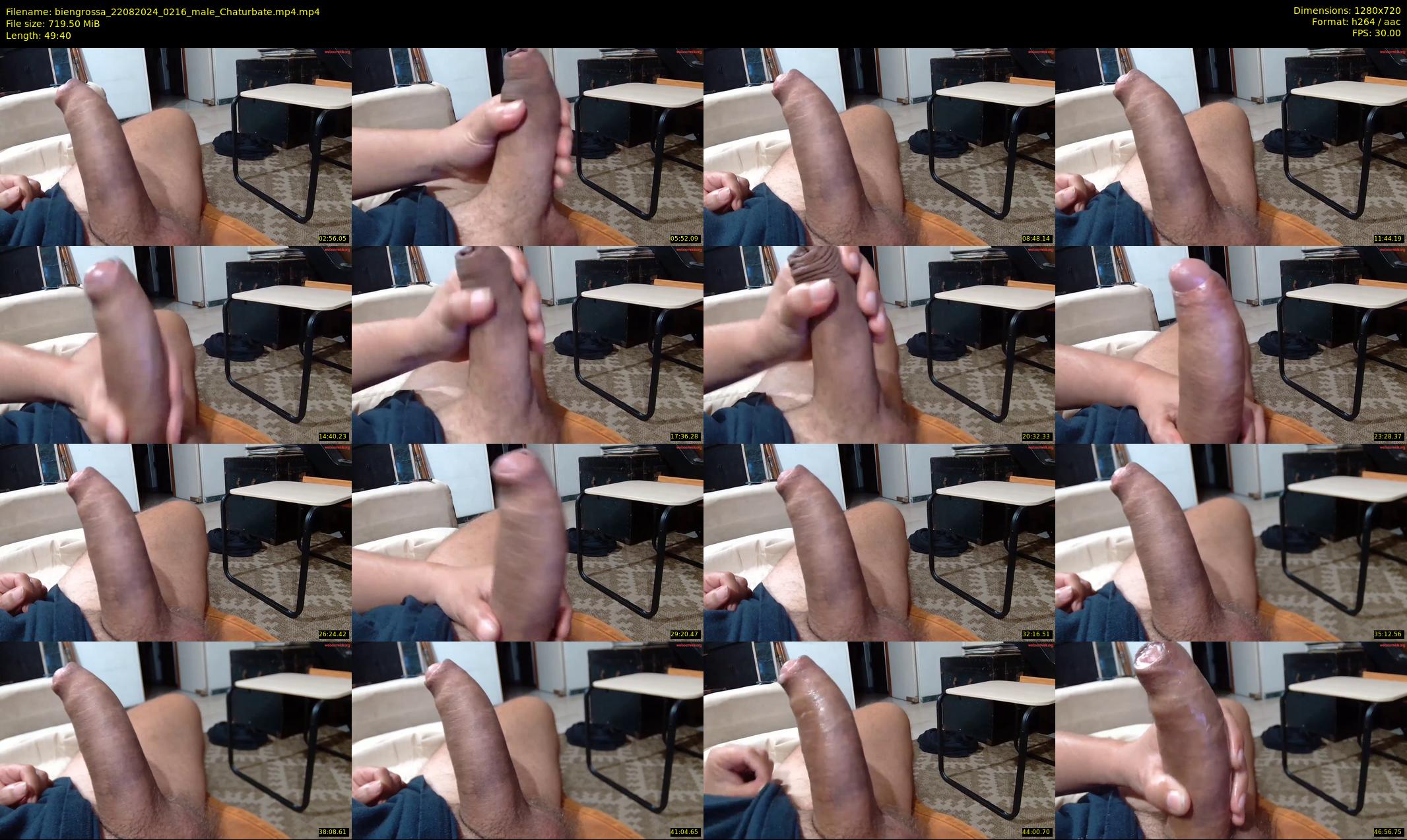 biengrossa — 50 minute Chaturbate male cam show recording, 720p, Aug 22, 2024